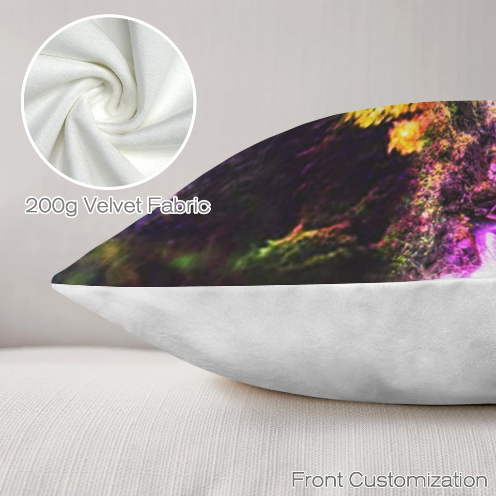Creation's Heaven Abalone Lake Dreams Custom Pillow Cases 18" x 18" (2-Pack) | Ships from USA