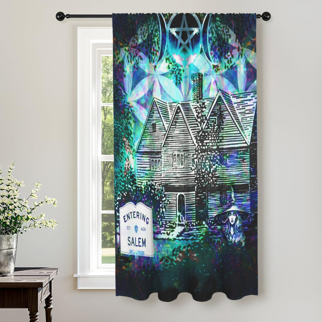 Katerina's Now & Forever Salem Witch Meditations Window Curtain 52" x 63" ( 1 Piece ) | Ships from USA