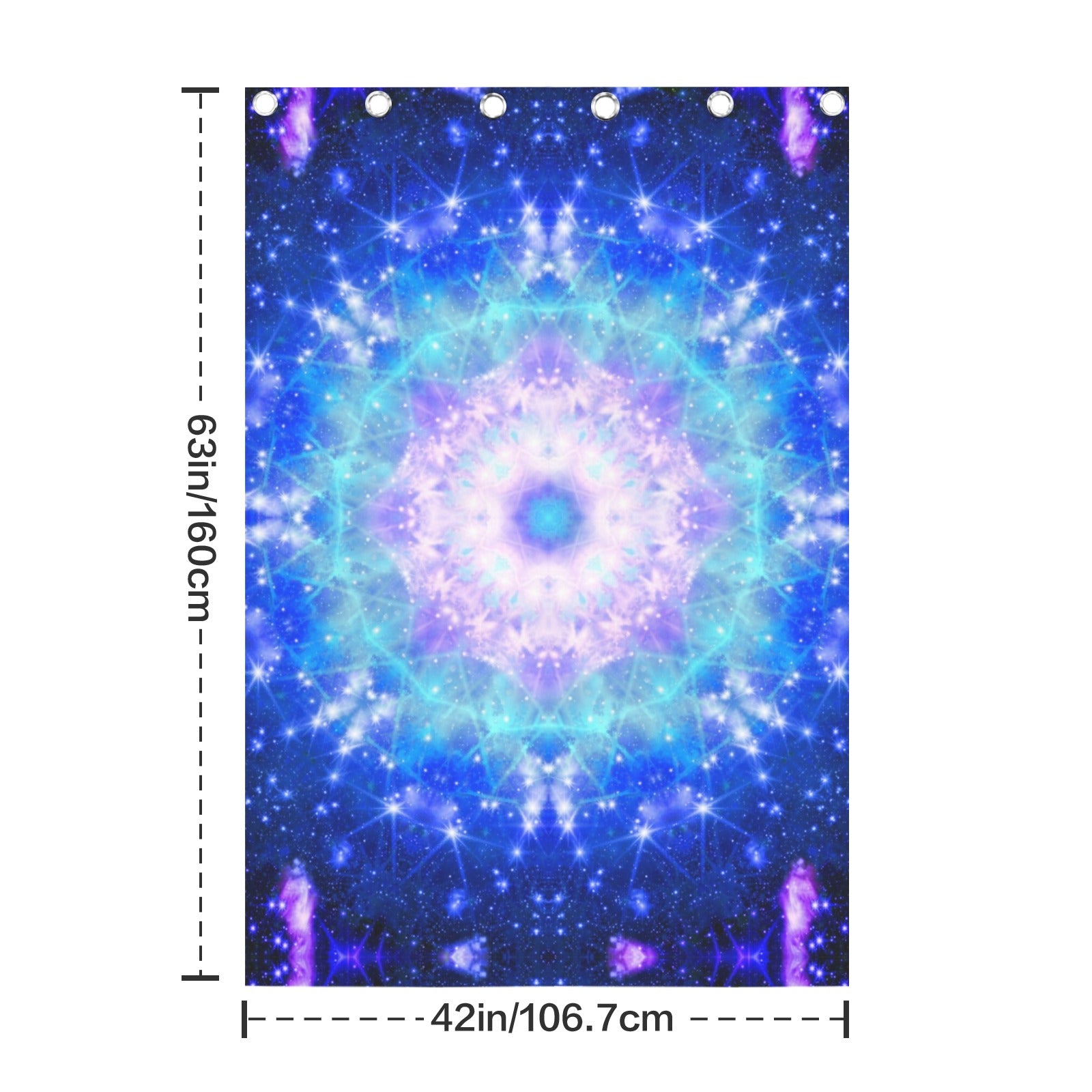 Amen Jin's Katerina's Eros & Psyche Desires Grommet Curtain 42" x 63" ( 1 Piece ) | Ships from USA