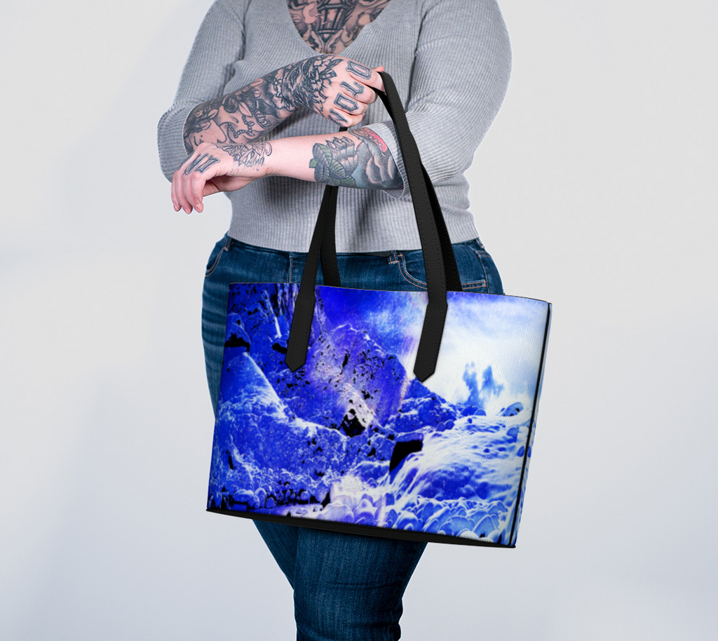 Yule Night Dreams Vegan Leather Tote