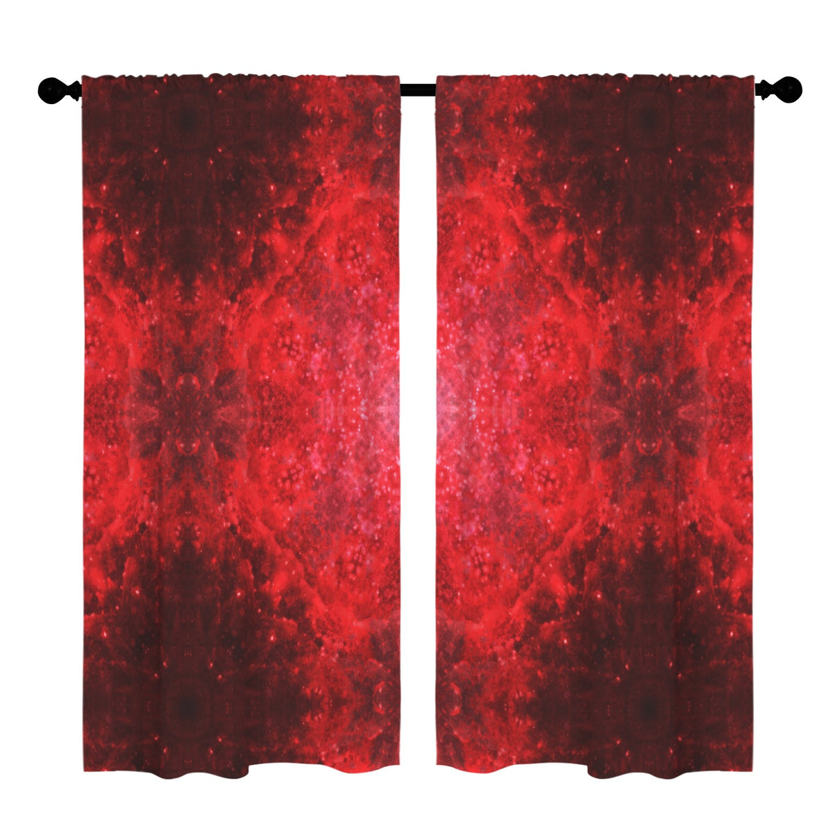 Katerina's as Alive as You Want Me Desires Floor-To-Ceiling Curtain 52x84inch | Ships from USA