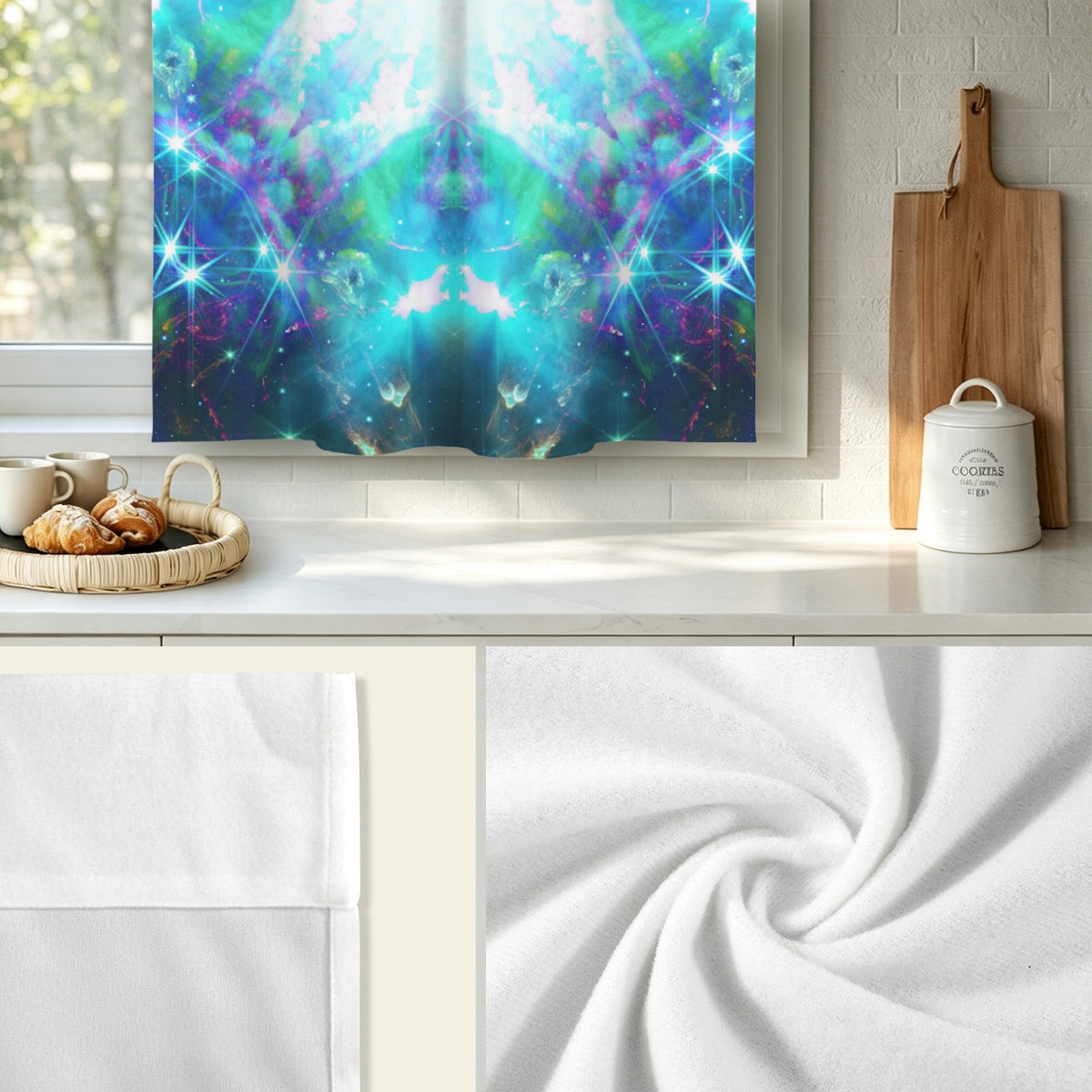 Katerina's Now & Forever Desires Window Curtain 27.6" x 39.4" ( 1 Piece ) | Ships from USA