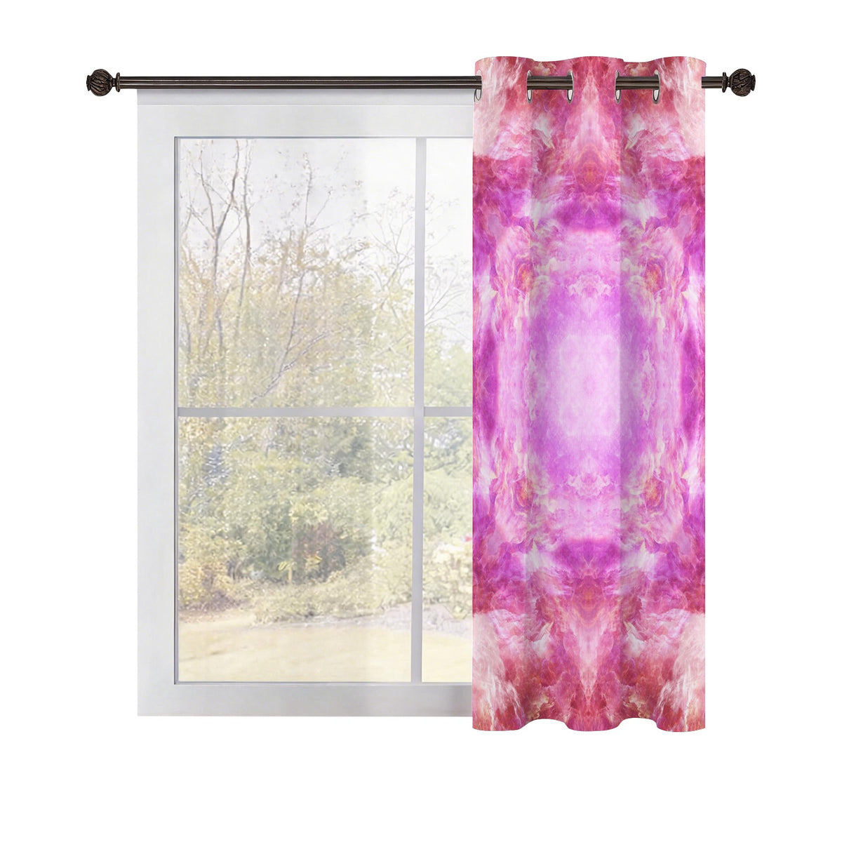 Katerina's Unconditional Desires Grommet Curtain 42" x 63" ( 1 Piece ) | Ships from USA