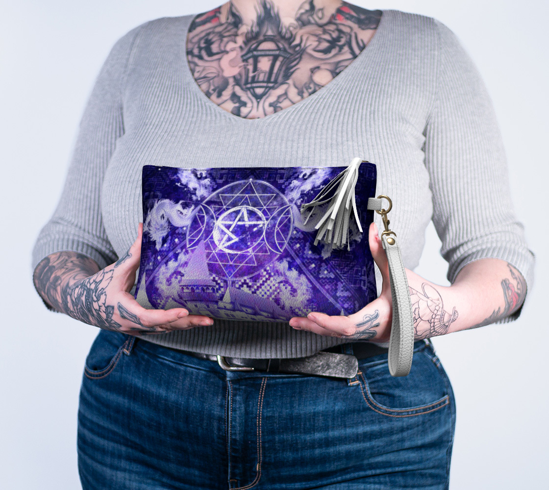 Katerina's Dragon's Eye Desires Dracularian Meditations Vegan Leather Makeup Bag