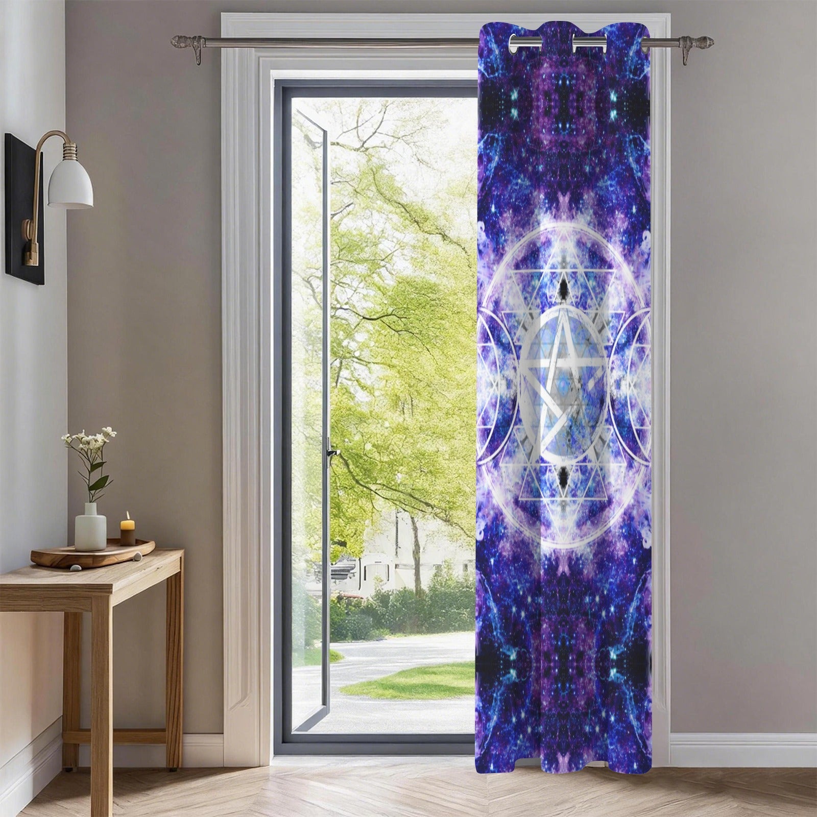 Amen Jin's Katerina's Dracularian Dragoness Triple Goddess Meditations Grommet Curtain 42" x 84" ( 1 Piece ) | Ships from USA