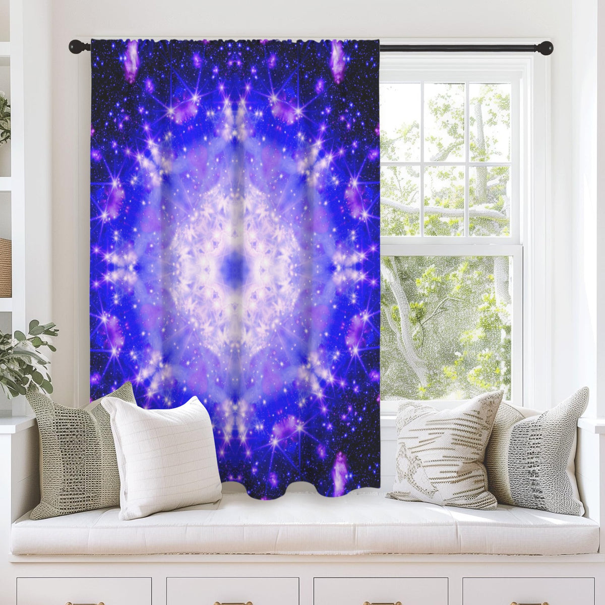 Katerina's Psyche Desires Window Curtain 52" x 63" ( 1 Piece ) | Ships from USA
