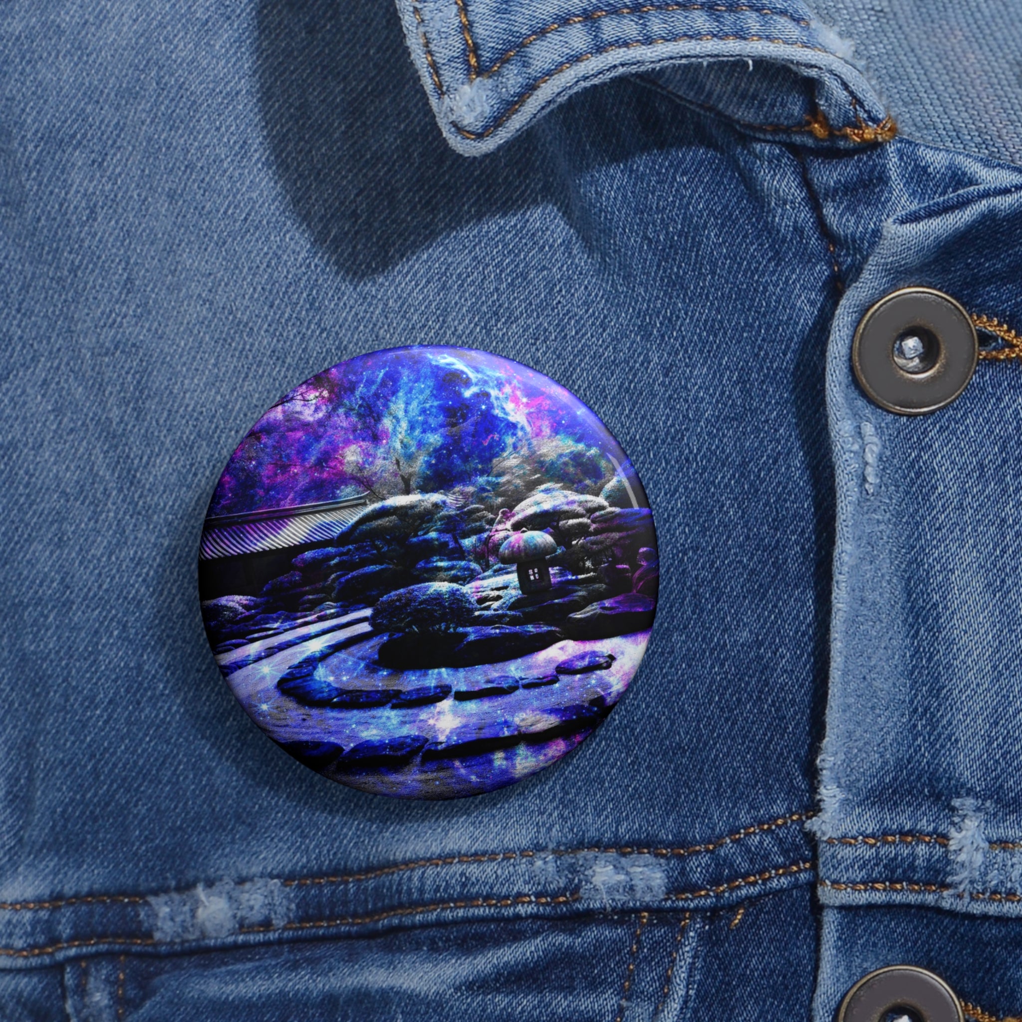 Katerina’s on My Way Home Tranquil Garden Dreams Pin Buttons