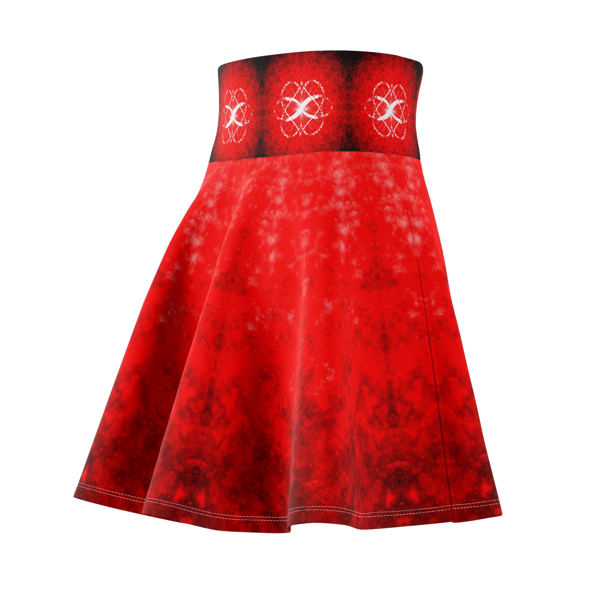 Katerina’s Battle Symphony Red Instead 2024 Desires Women's Skater Skirt