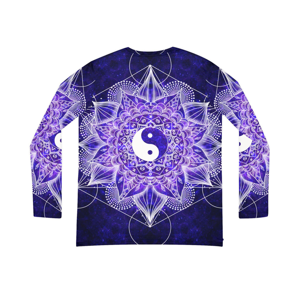 Katerina's Dragon's Eye Yin Yang Meditations Long Sleeve V-neck Shirt