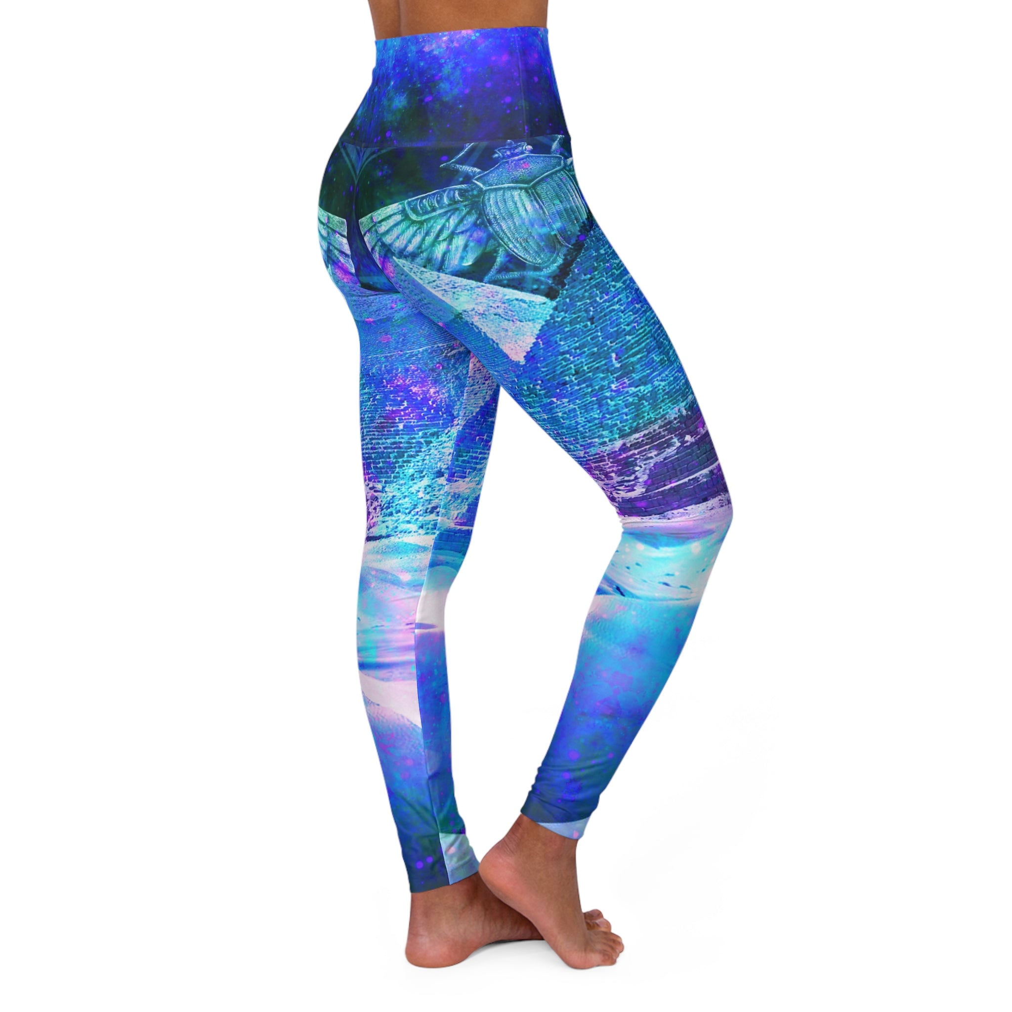 Amen Jin's Memories of Yesterday Meditations High Waisted Yoga Leggings