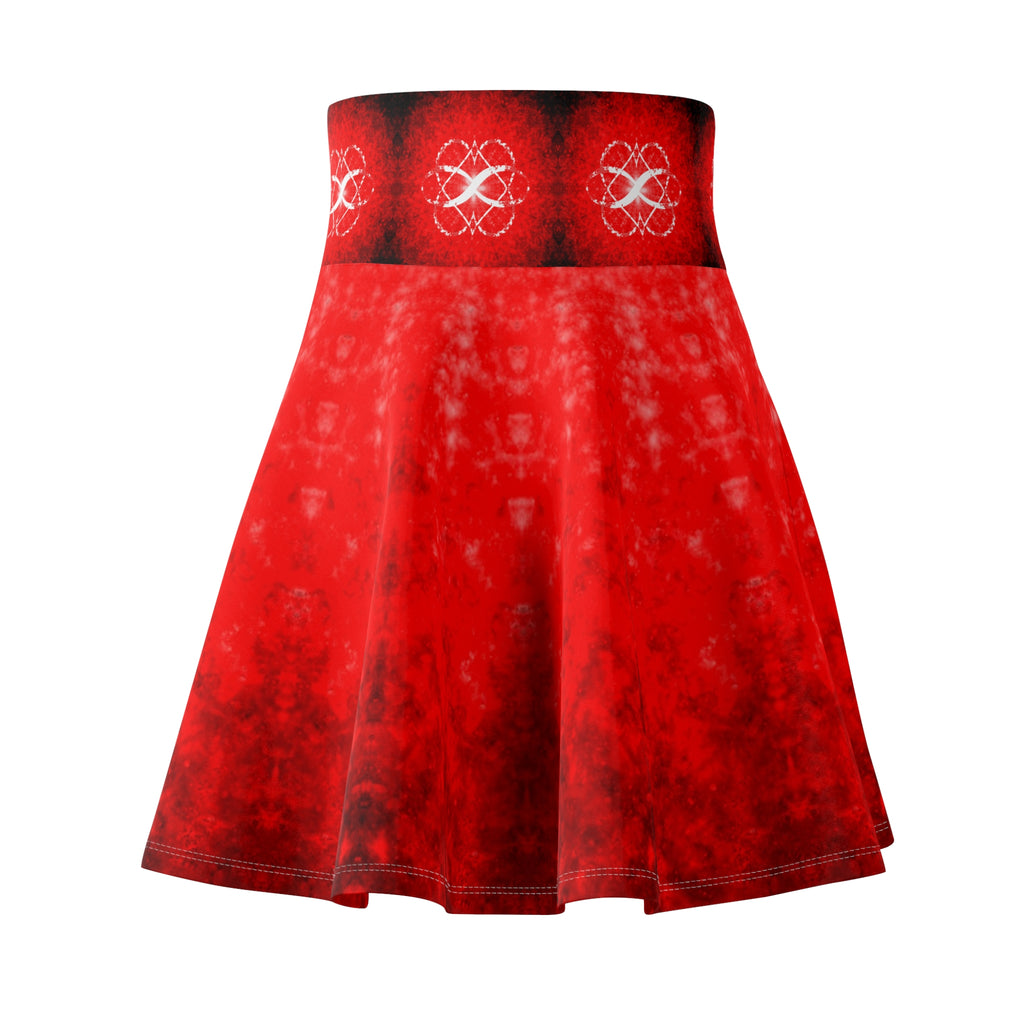 Katerina’s Battle Symphony Red Instead 2024 Desires Women's Skater Skirt