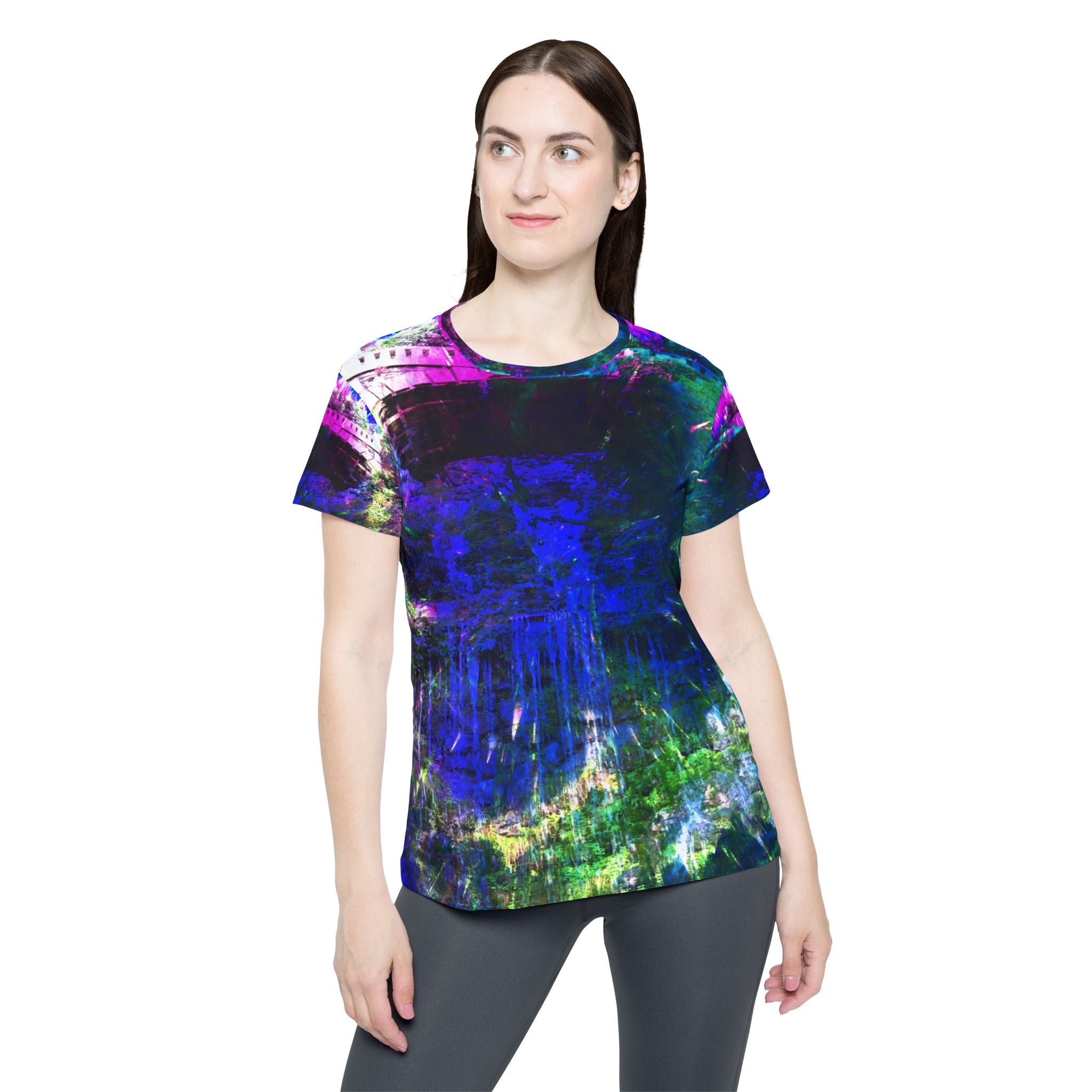 Creation’s Eathereal Falls Desires Women's Sports Jersey