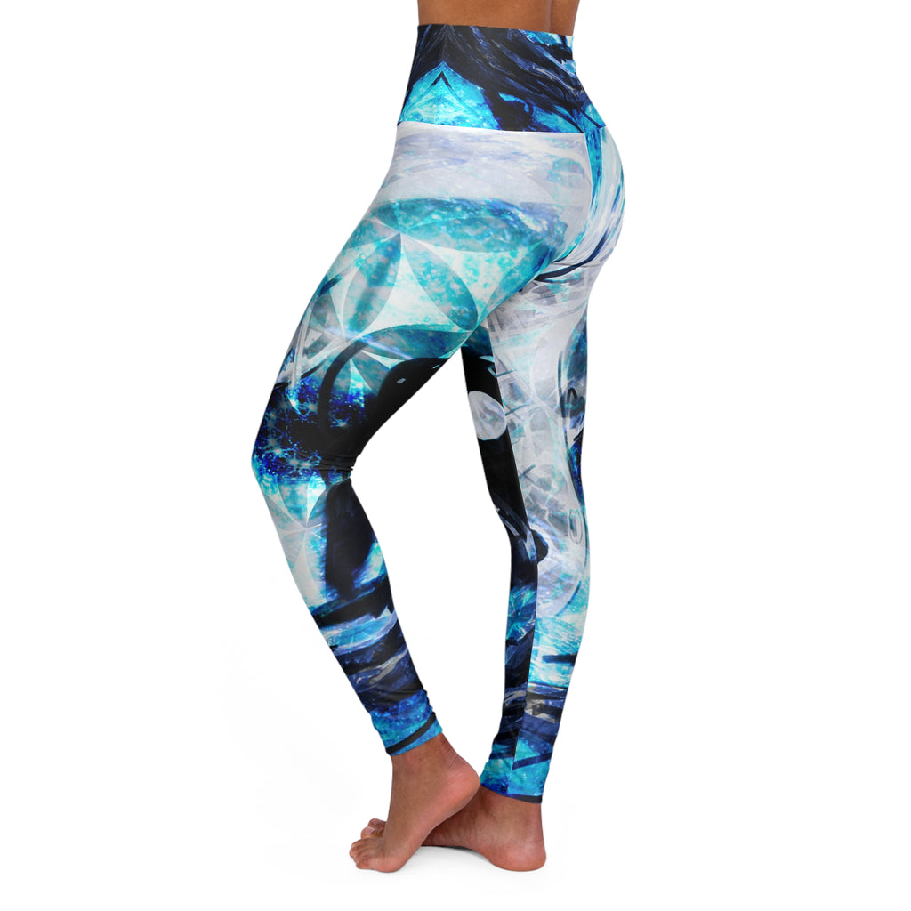 Amen Jin's All the White Horses Koi Meditations High Waisted Leggings