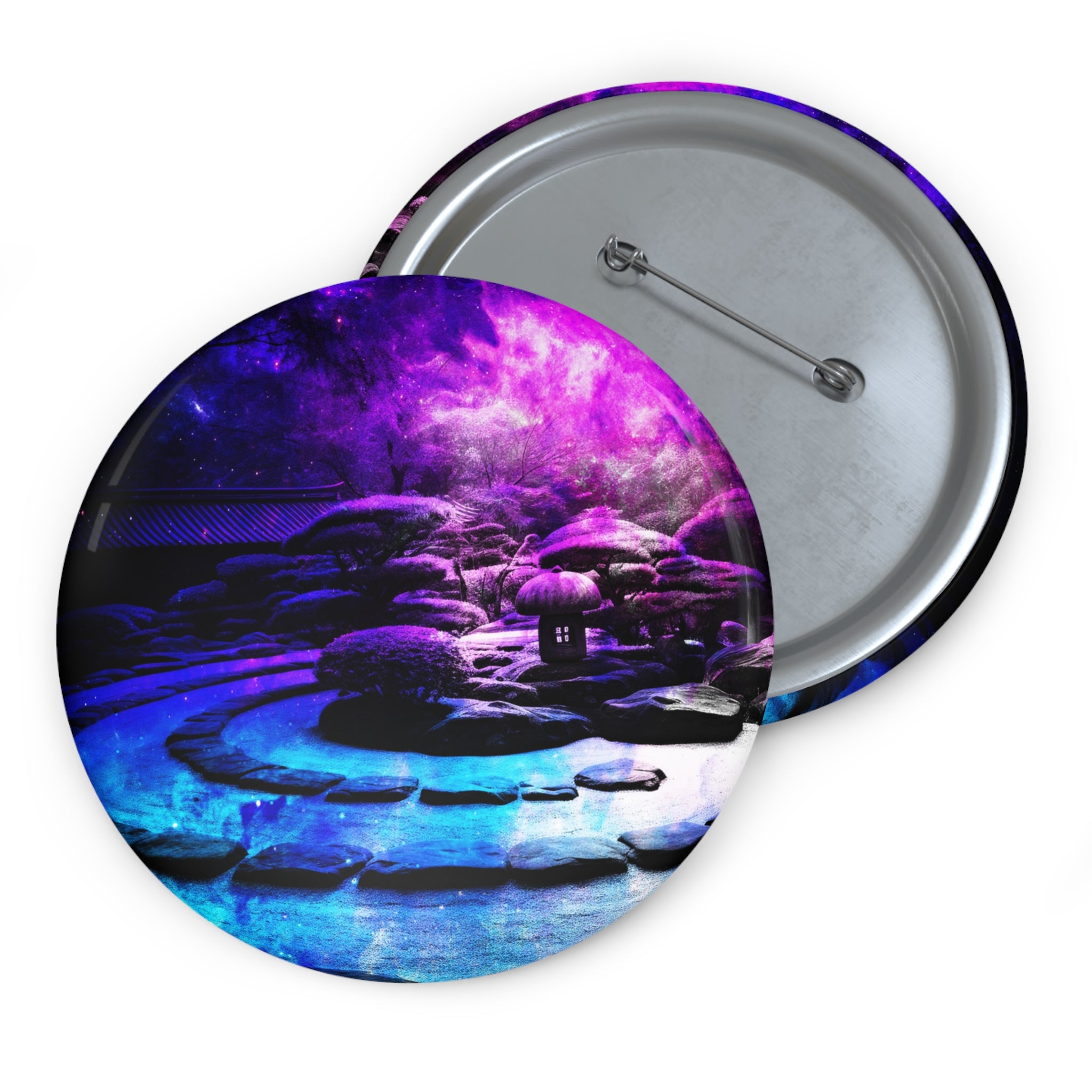 Creation's Heaven Tranquil Garden Dreams Pin Buttons