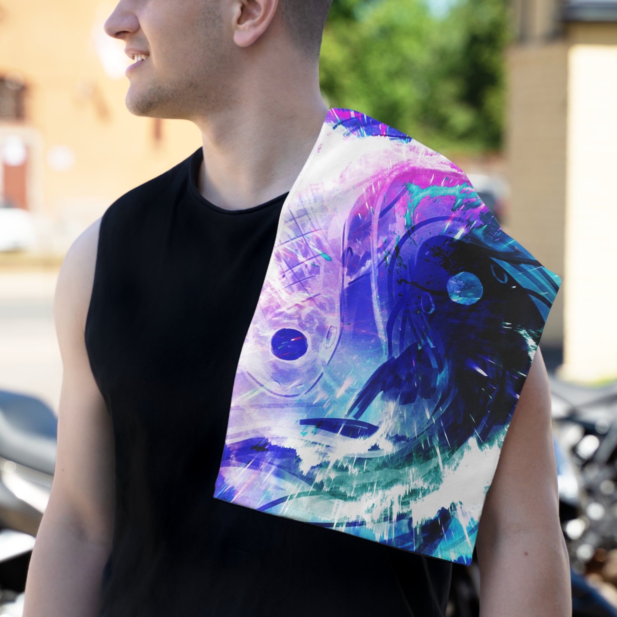 Creation's Koi Desires Rally Towel, 11x18