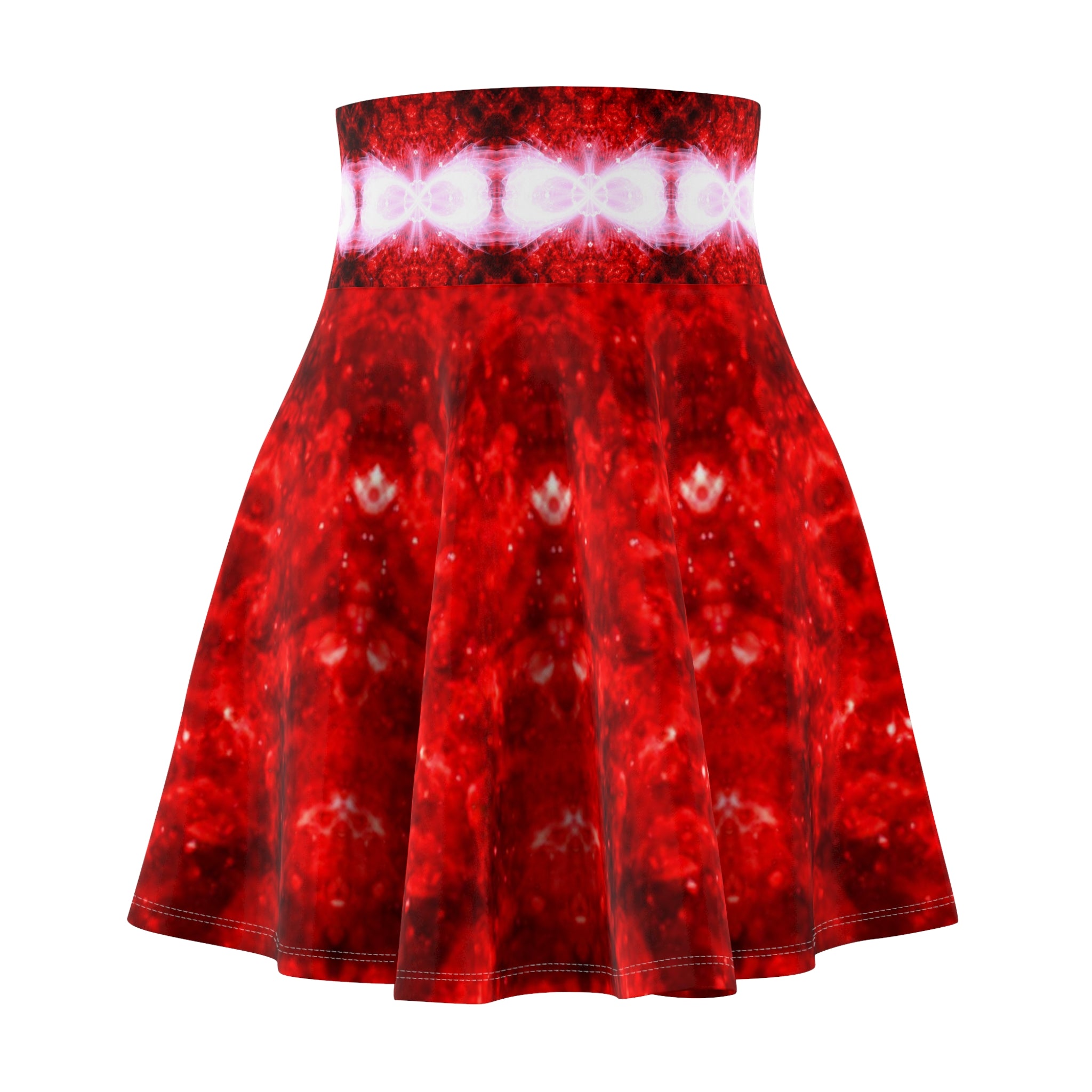 Katerina’s Battle Symphony Red Instead 2022 Desires Women's Skater Skirt