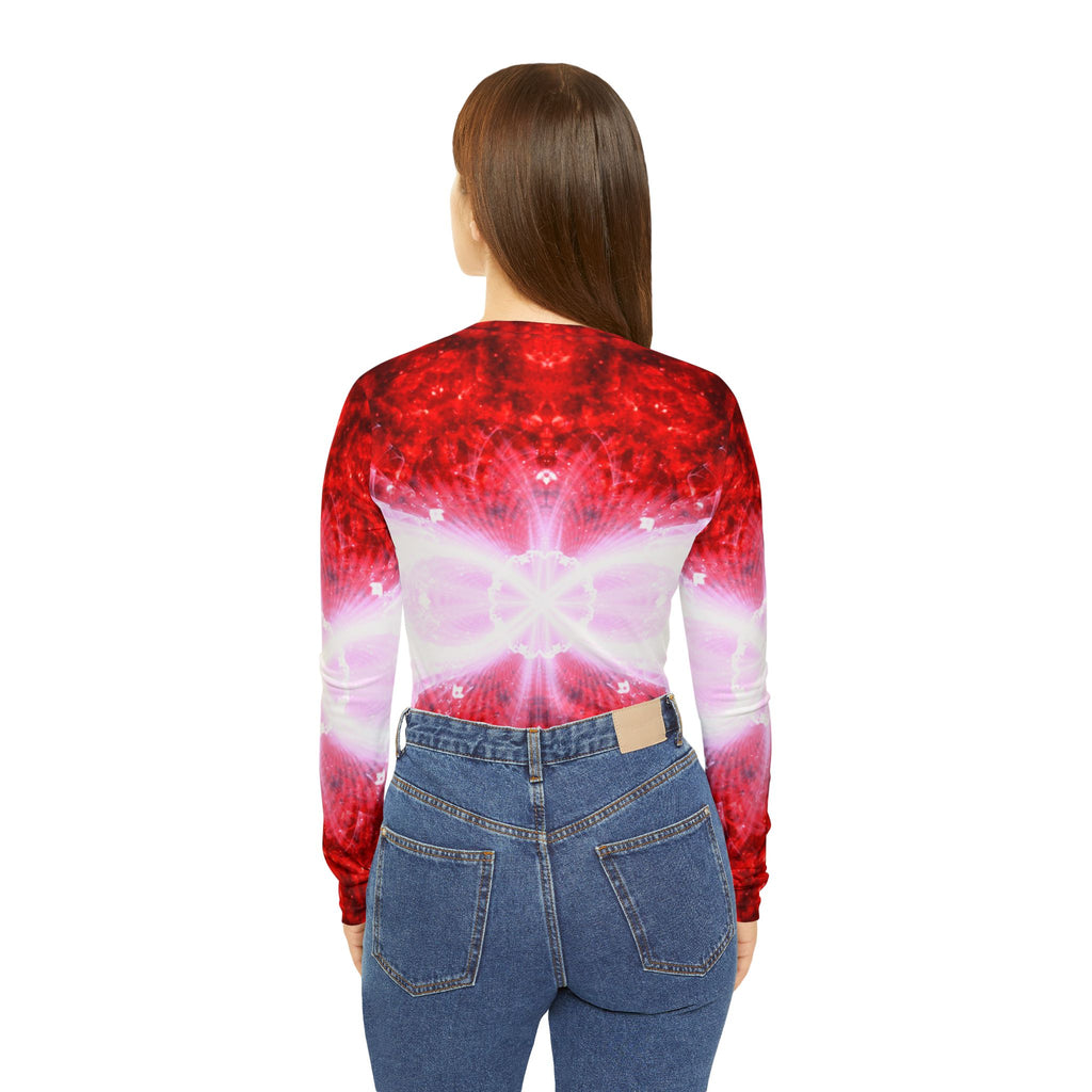 Katerina’s Battle Symphony Red Instead Desires 2002 Women's Long Sleeve V-neck