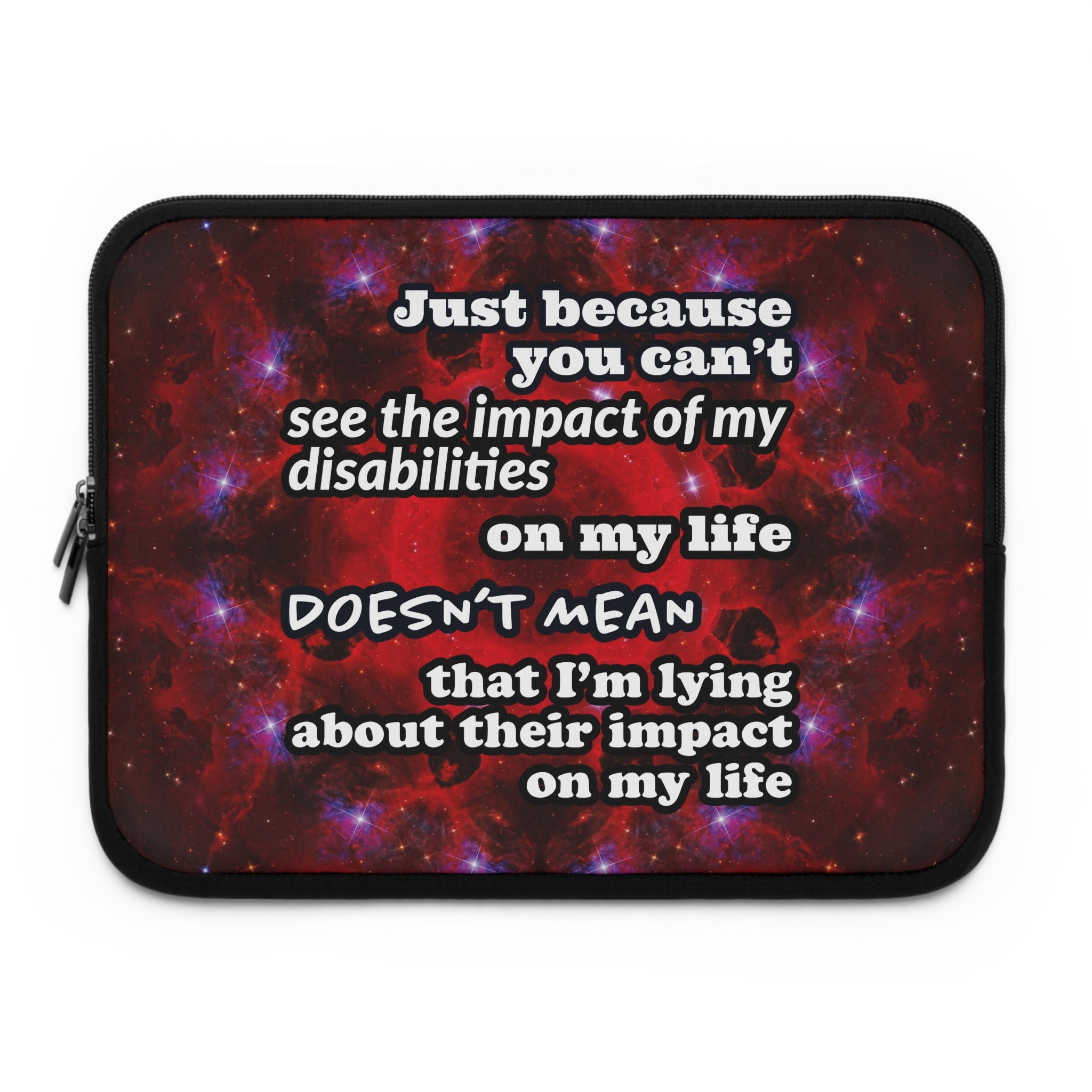 Katerina’s Battle Symphony Desires "Just Because You Can't" Laptop Sleeve