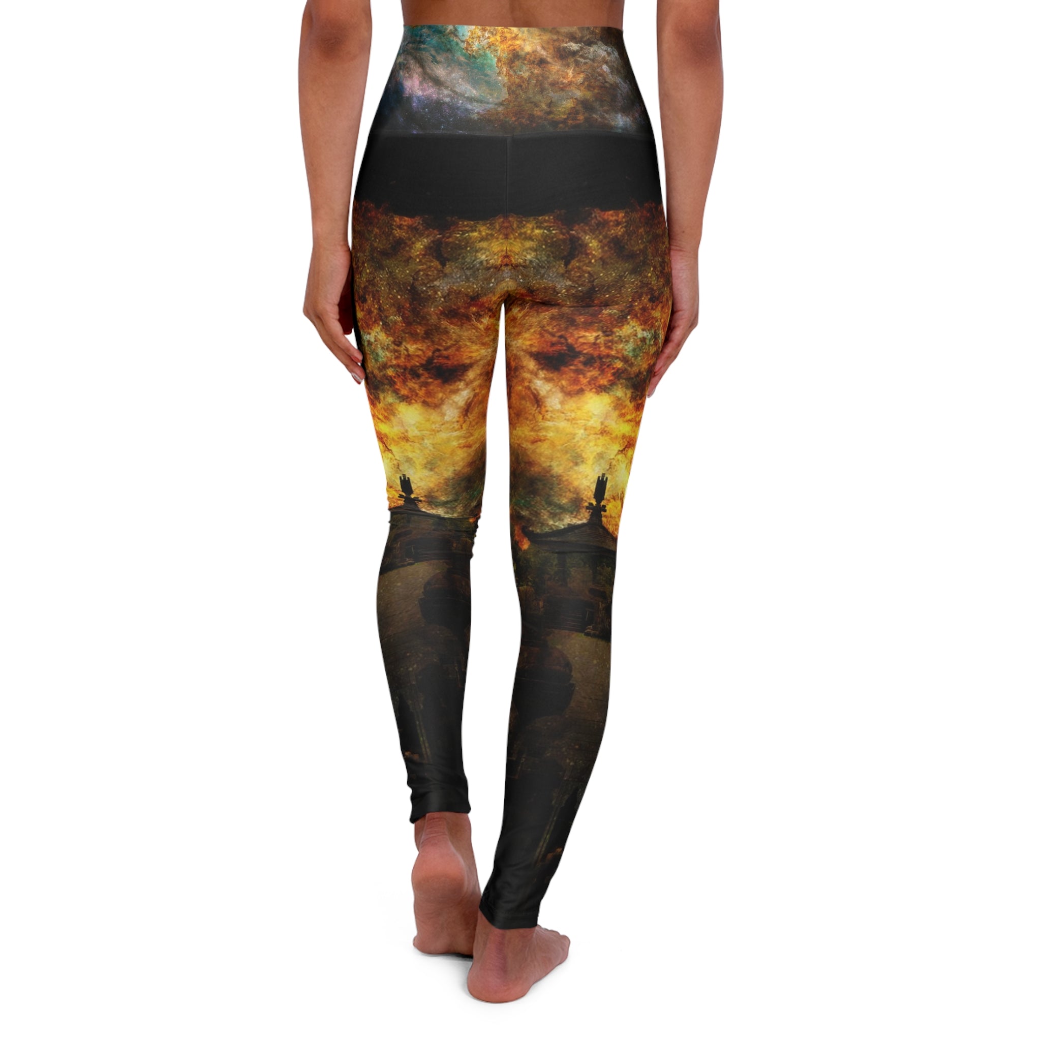 Breathe Again Balinese Dreams High Waisted Yoga Leggings