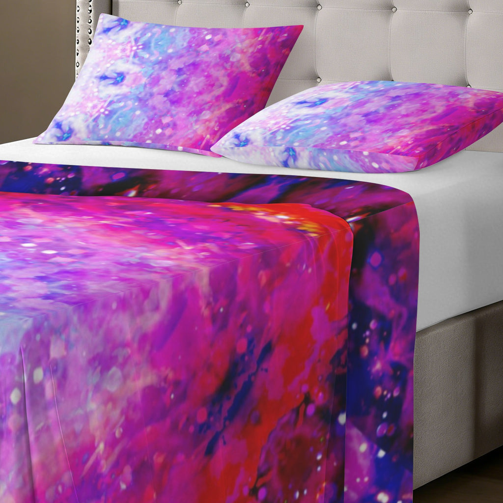 Katerina's Citadel Desires 3-Piece Bedding Set (Bed Sheet + Pillowcases)  | Ships from USA