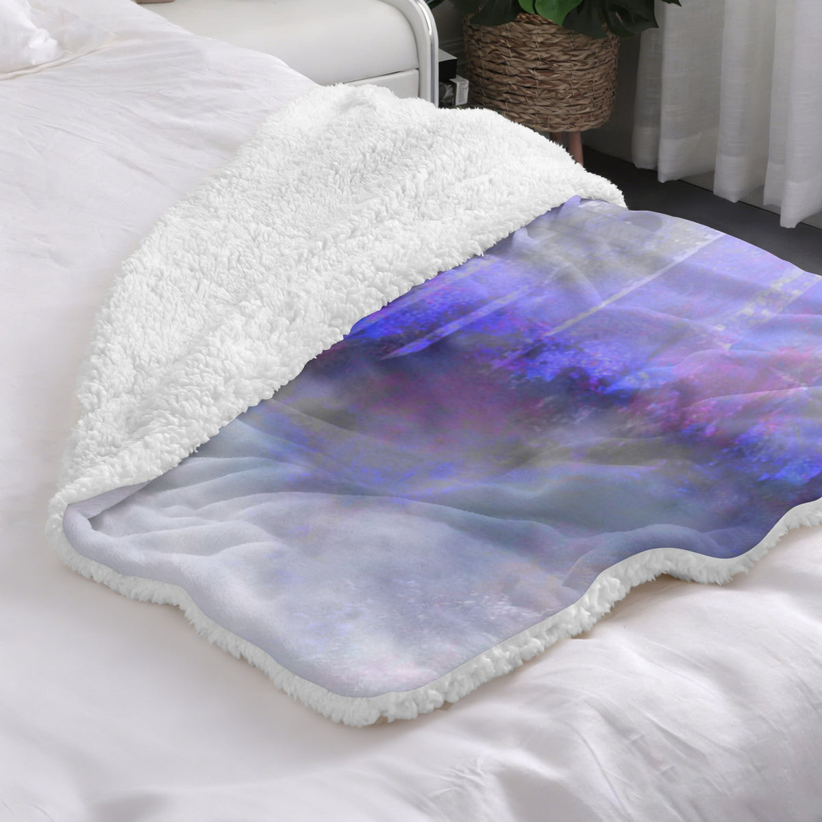 Katerina's I Will Come Again Translyvanian Desires Sherpa Fleece Blanket 30" x 40" | Ships from USA
