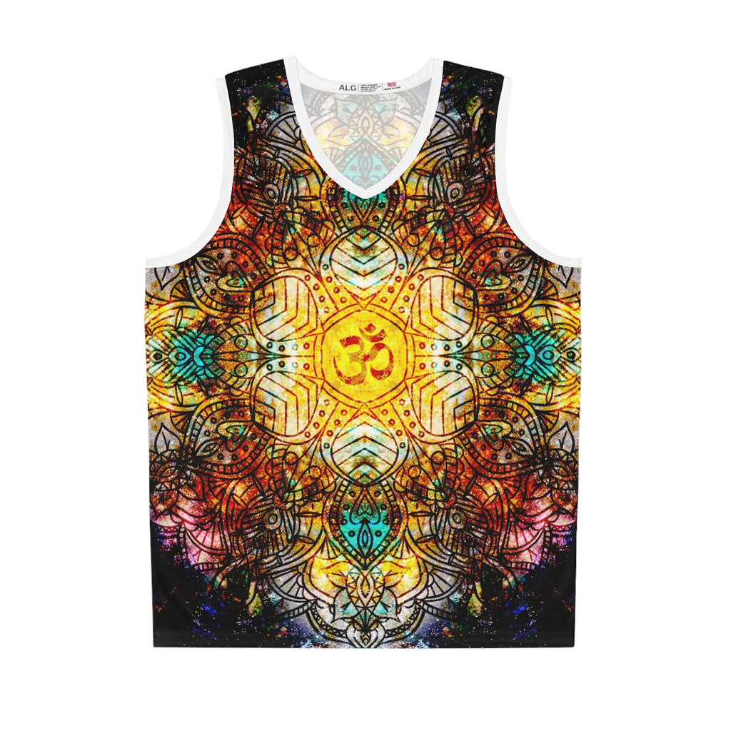 Amen Jin's Breathe Again Om Meditations Basketball Jersey