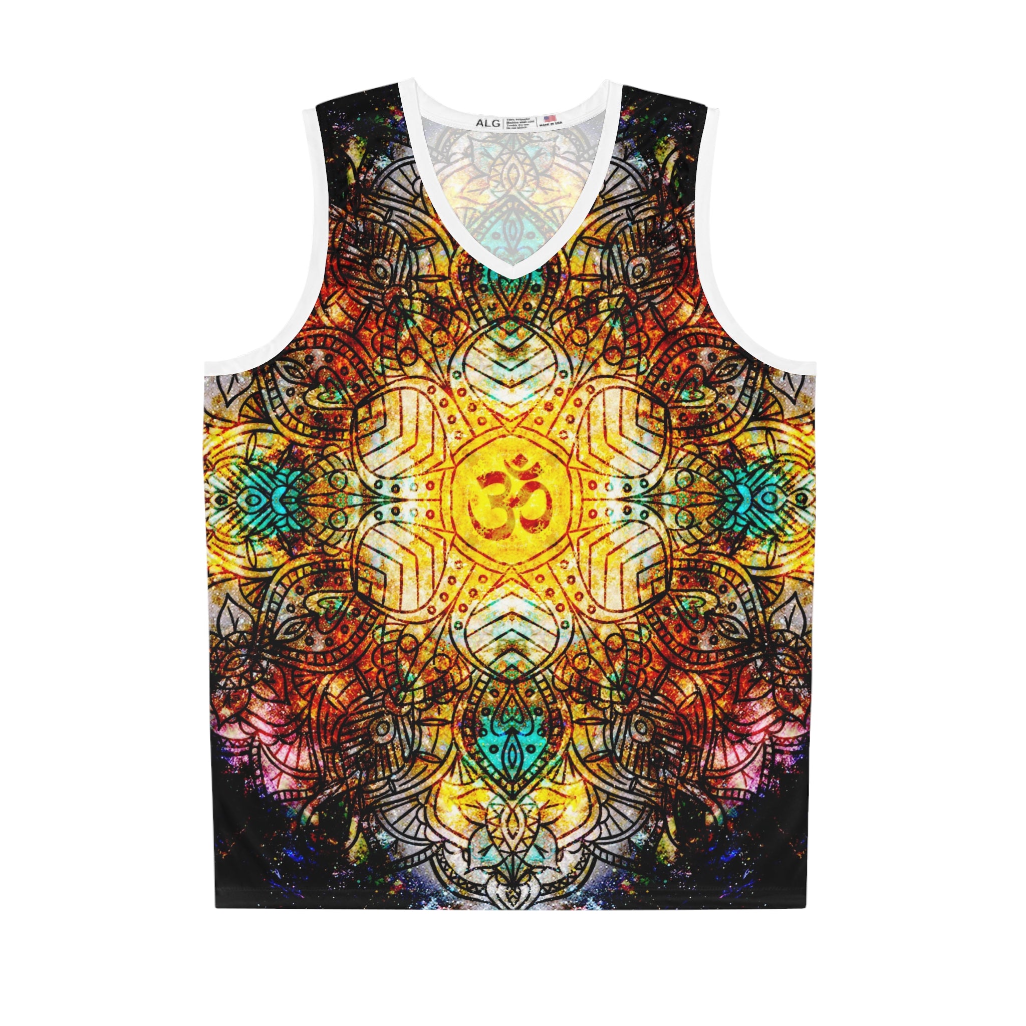 Amen Jin's Breathe Again Om Meditations Basketball Jersey