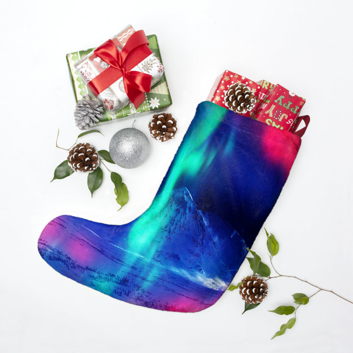 Lighted String Matanuska Dreams Christmas Stockings