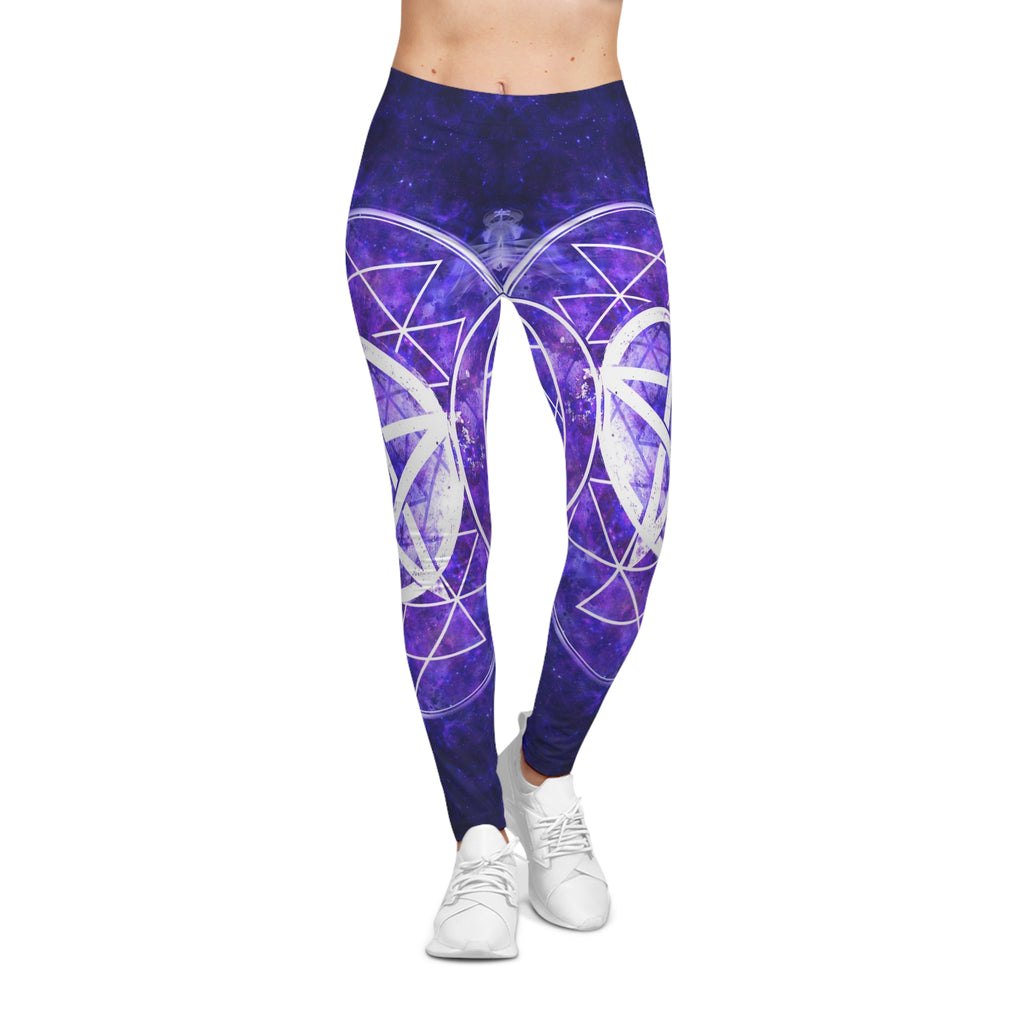 Katerina's Dragon's Eye Triple Goddess Meditations Women's Casual Leggings