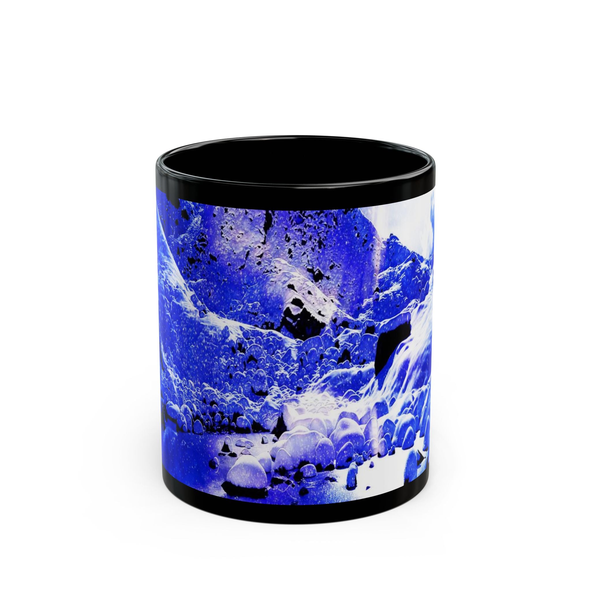 Yule Night Dreams Black Mug