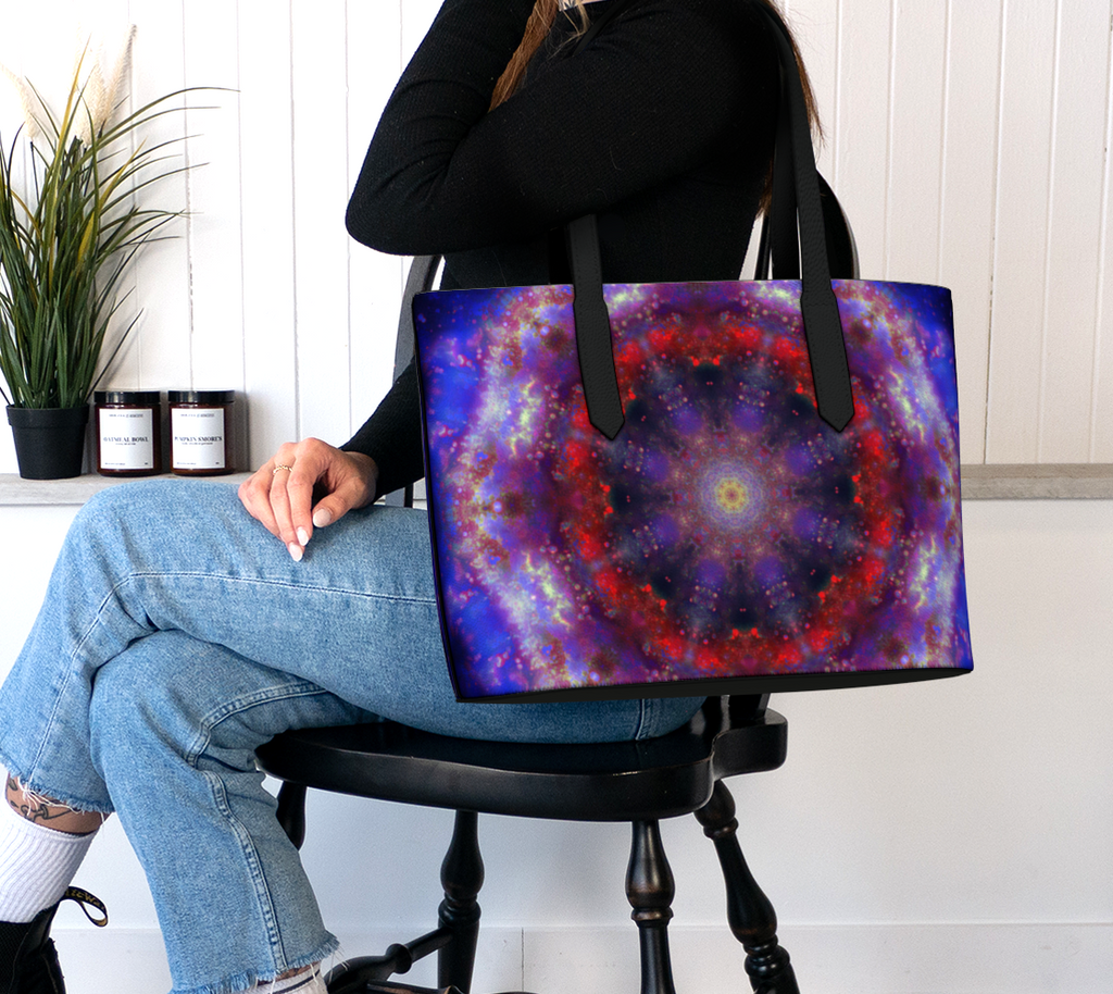Spirited Marie My Telescope Desires Vegan Leather Tote Bag