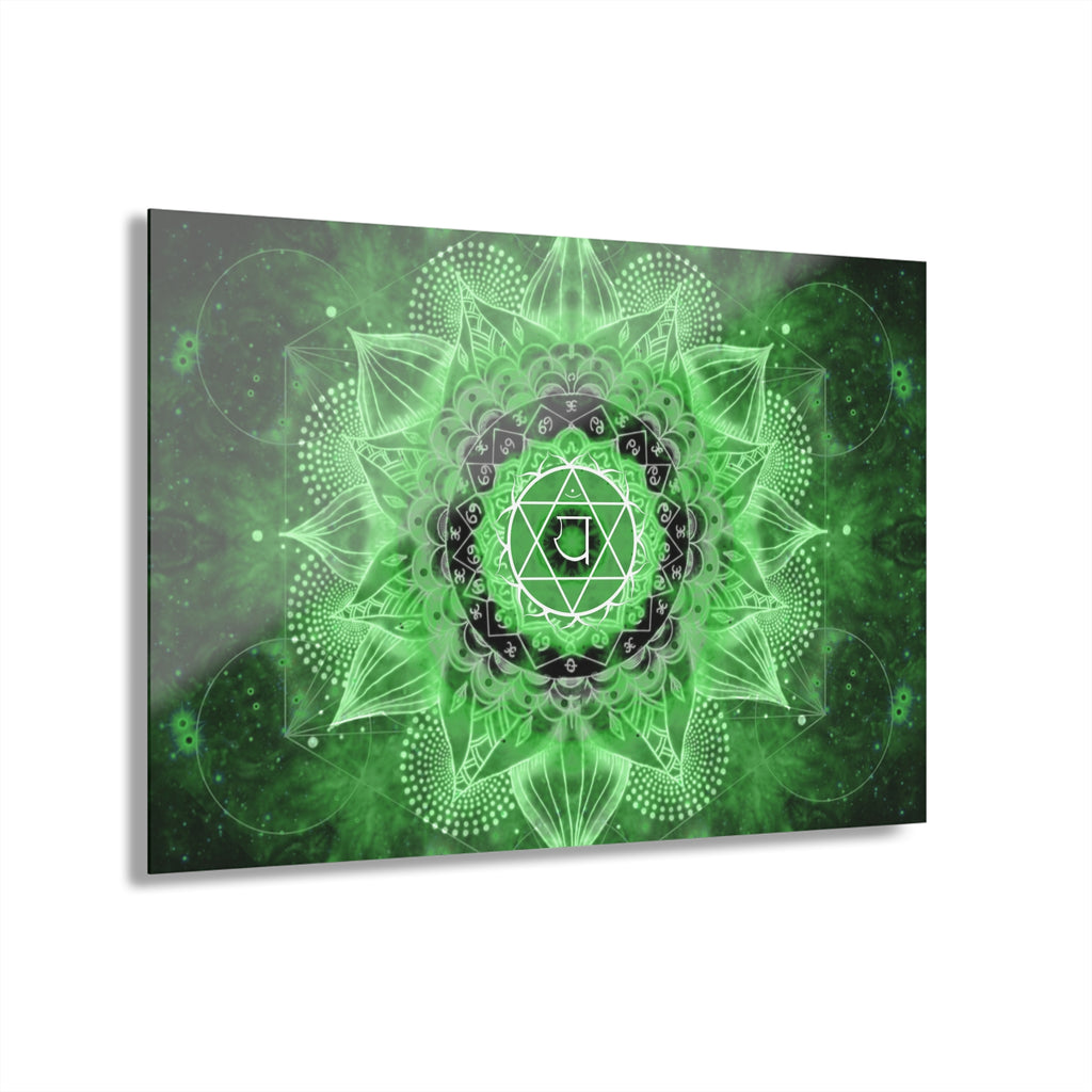 Anahata Meditations Acrylic Print (French Cleat Hanging)