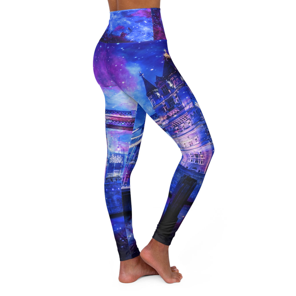 Lover's London Dreams High Waisted Yoga Leggings
