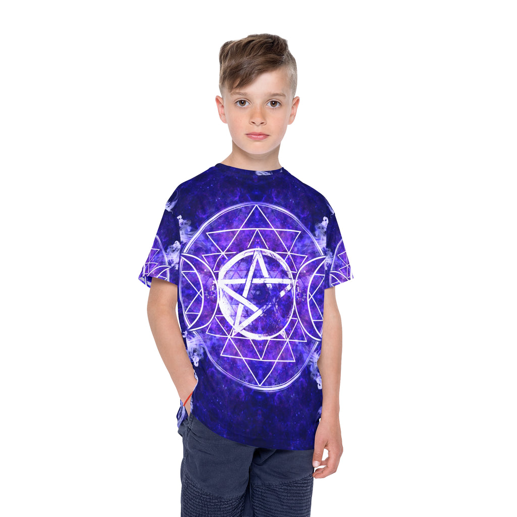 Katerina's Dragon's Eye Triple Goddess Meditations Kids Sports Jersey