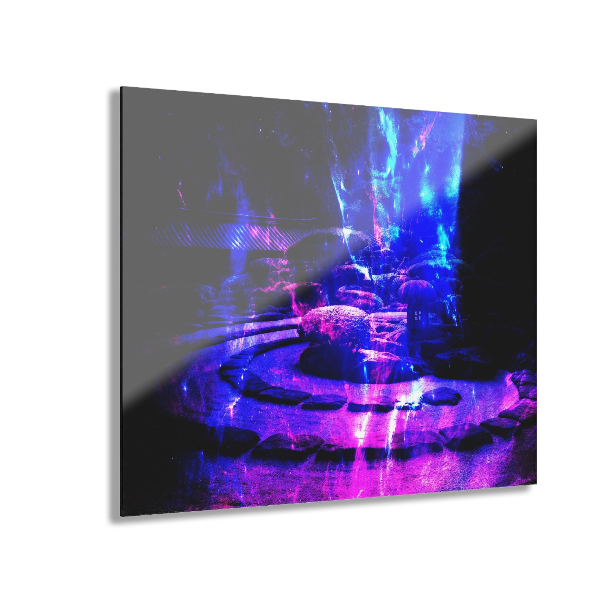 Amethyst Tranquil Garden Dreams Acrylic Prints (French Cleat Hanging)