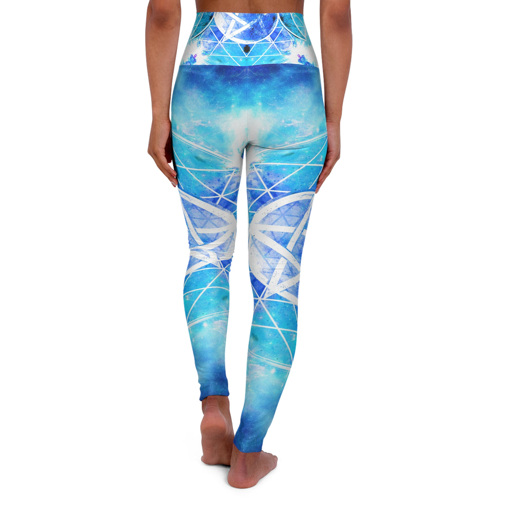 Amen Jin's Mandala of Dragon Fire Triple Goddess Meditations Yoga Leggings