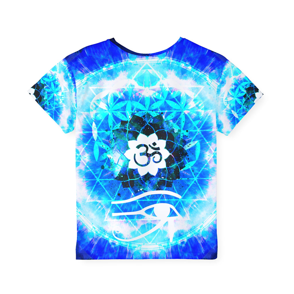 Amen Jin's Blue Sun Fairy Om Meditation Kids Sports Jersey