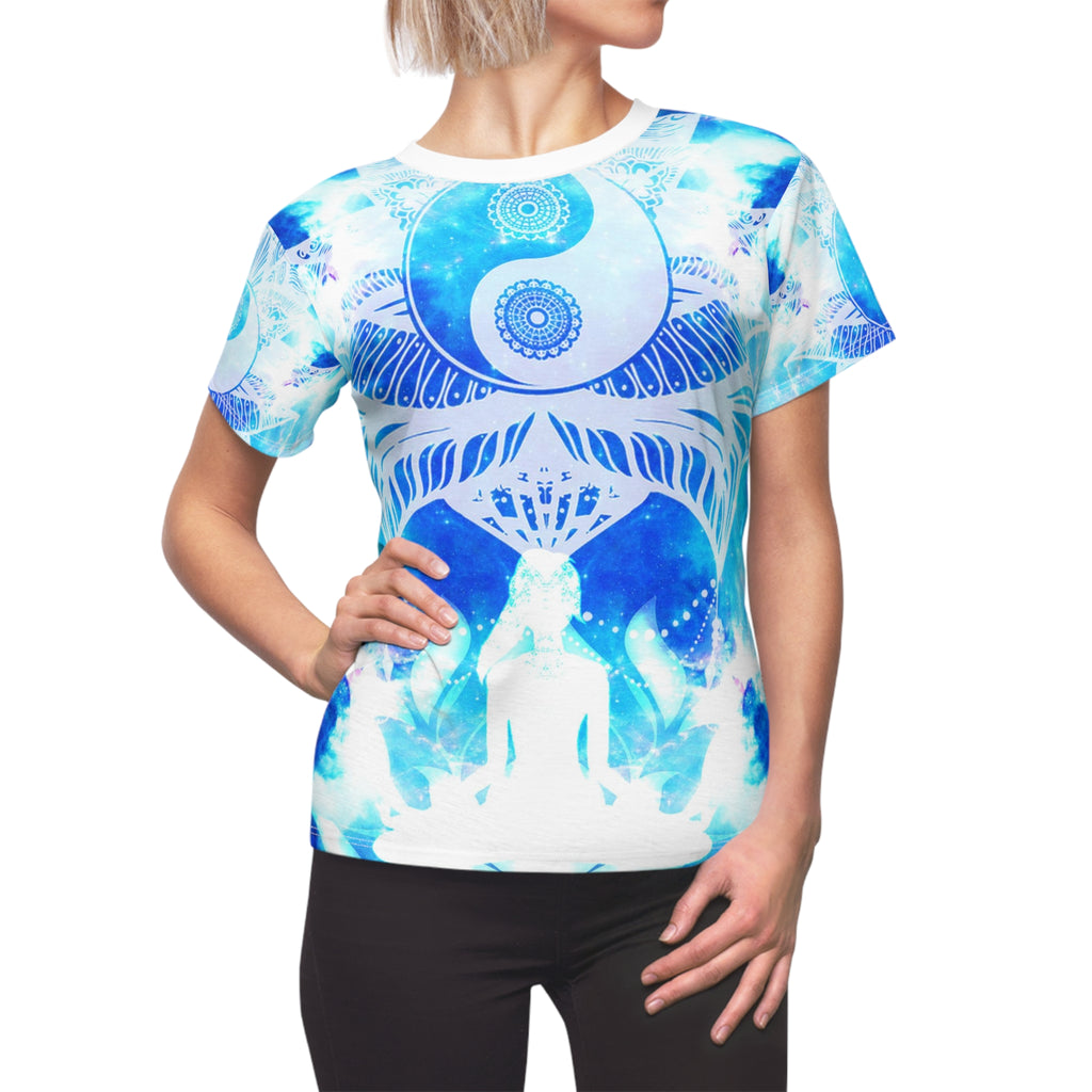 Amen Jin's Mandala of Dragon Fire Lotus Meditations Women's Tee