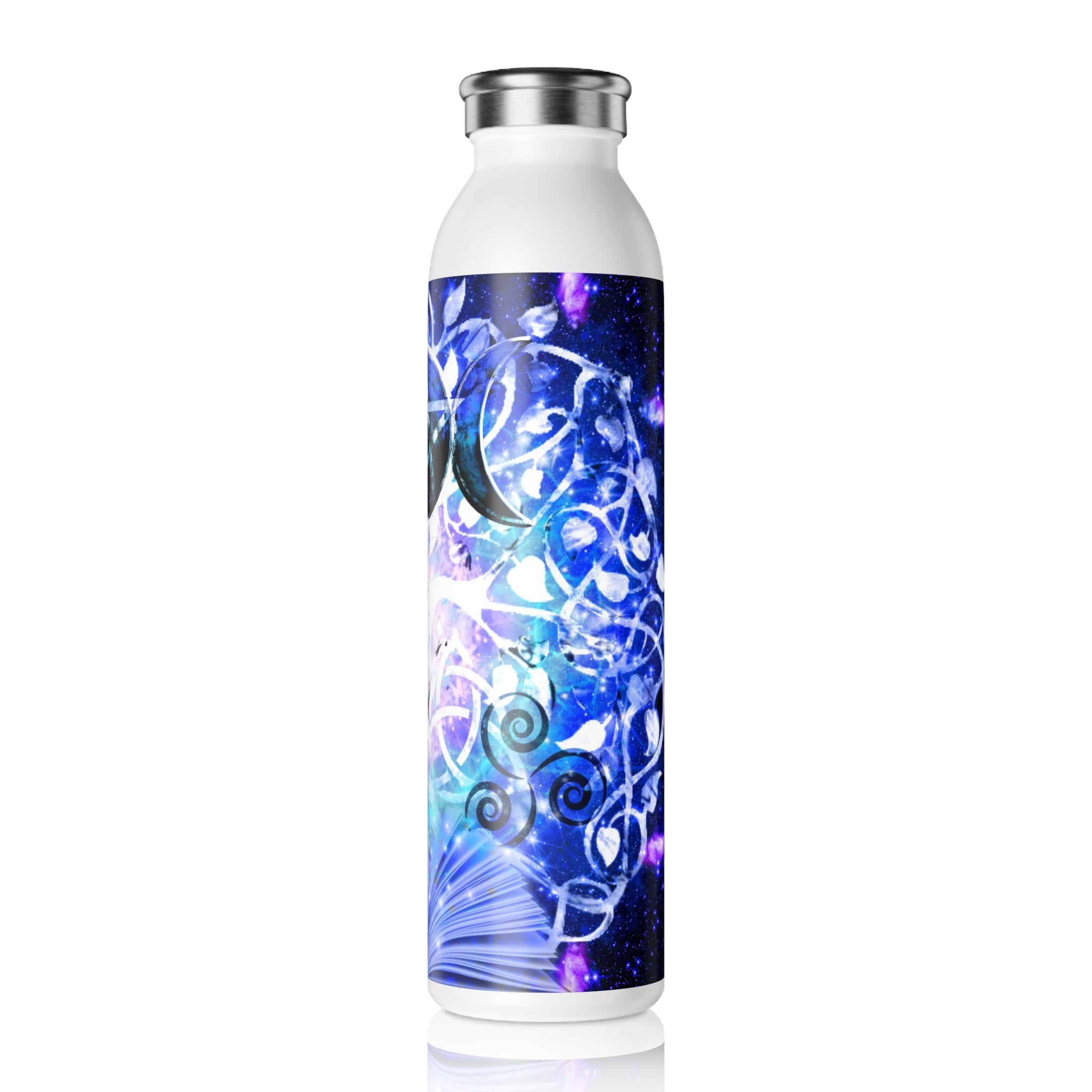 Amen Jin's Katerina's Eros and Psyche Celtic Meditations Slim Water Bottle