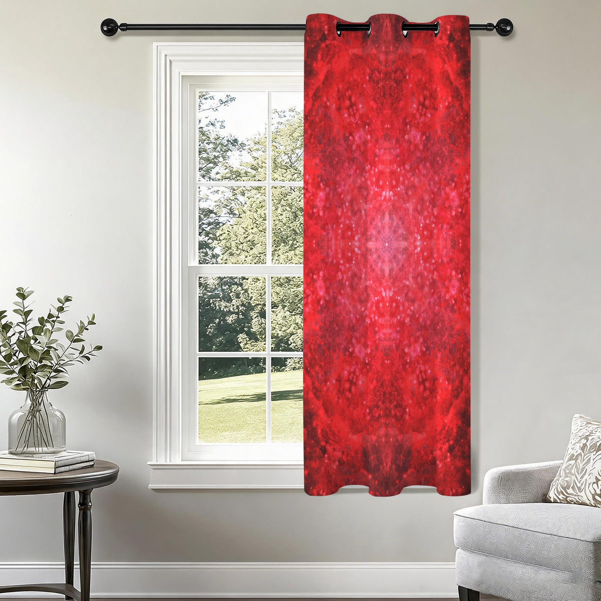 Katerina's as Alive as You Want Me Desires Grommet Curtain 42" x 63" ( 1 Piece ) | Ships from USA