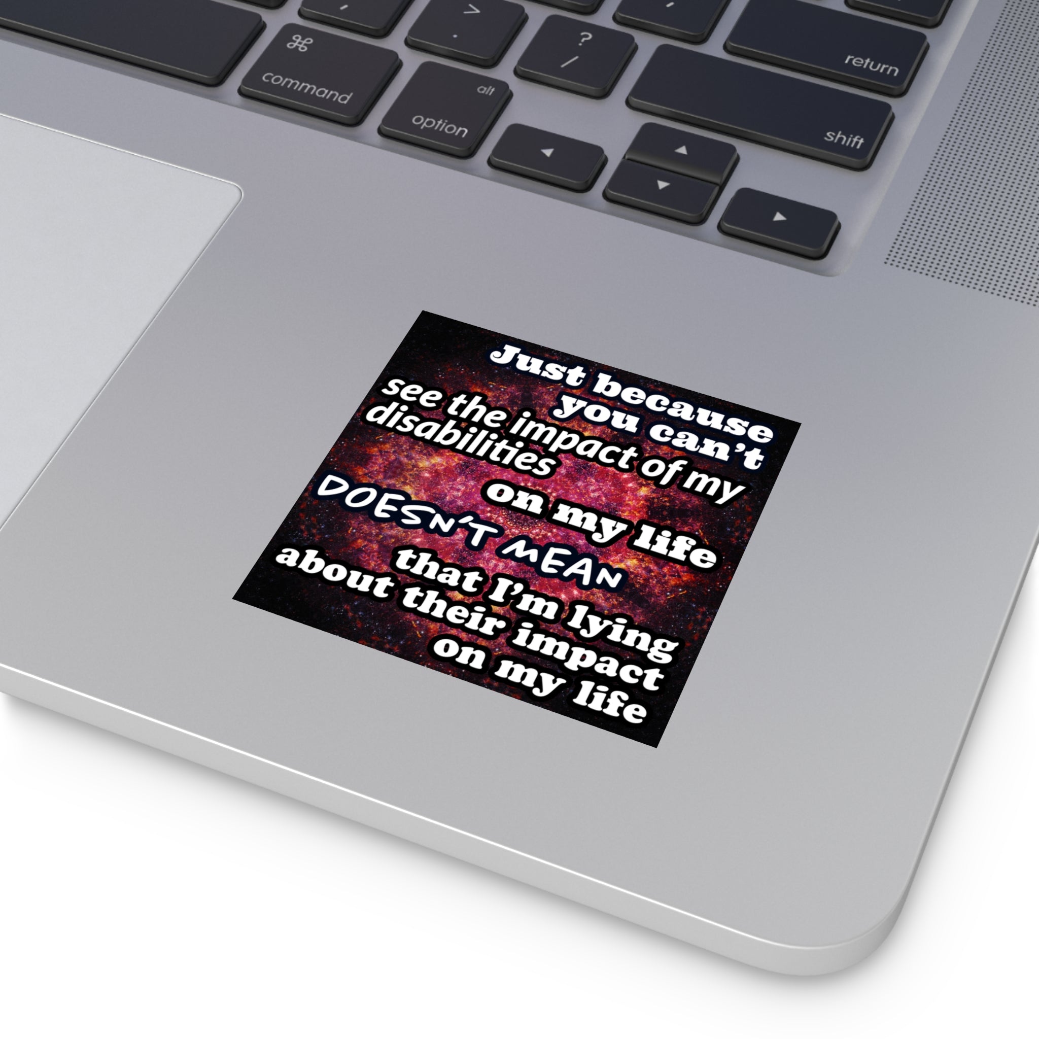 Katerina's Battle Symphony Desires 2023 "Just Because You Can't" Square Stickers, Indoor\Outdoor