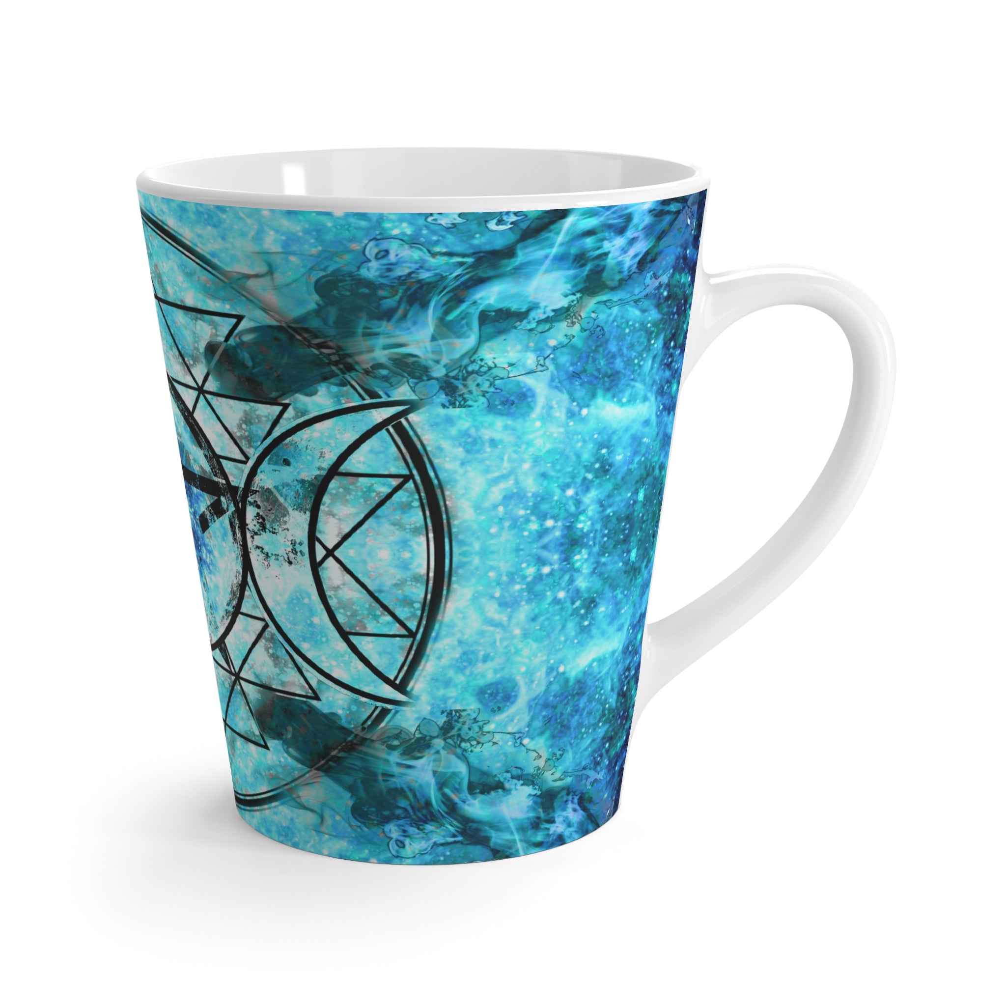 Amen Jin's All the White Horses Triple Goddess Meditations Latte Mug