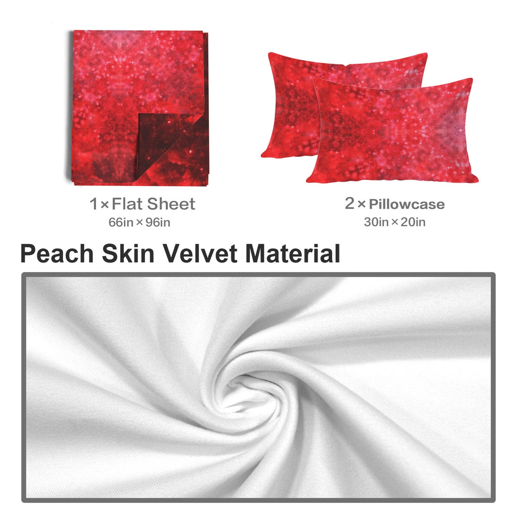 Katerina's as Alive as You Want Me Desires 3-Piece Bedding Set (Bed Sheet + Pillowcases)  | Ships from USA