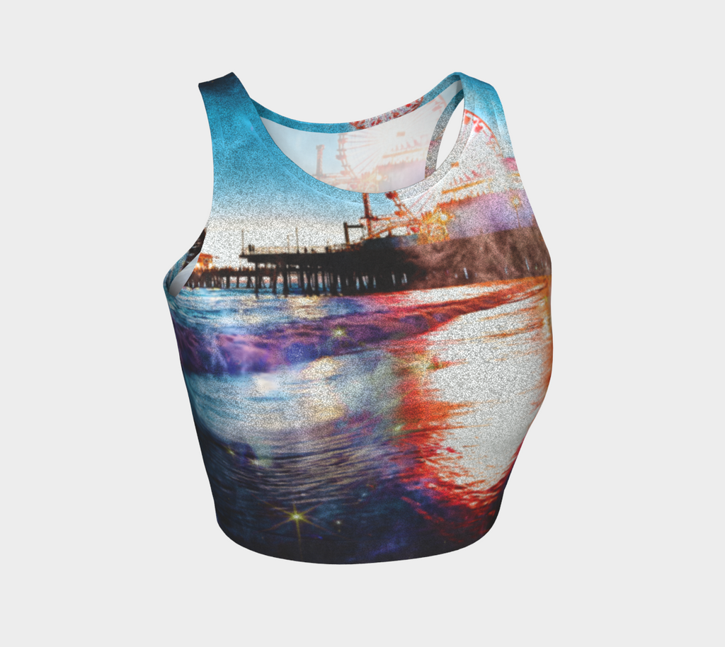 Katerina's Helios Santa Monica Dreams Athletic Crop Top