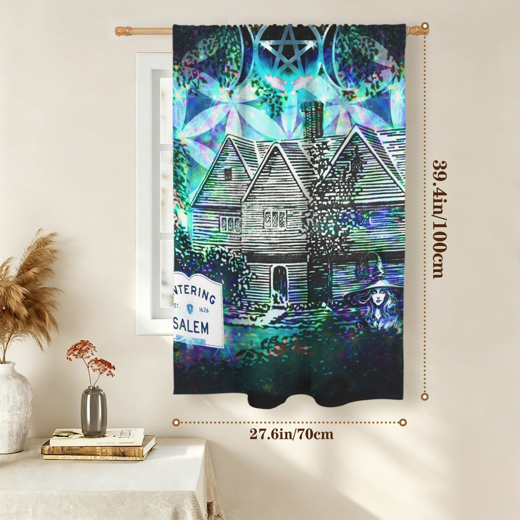 Katerina's Now & Forever Salem Witch Meditations Window Curtain 27.6" x 39.4" ( 1 Piece ) | Ships from USA