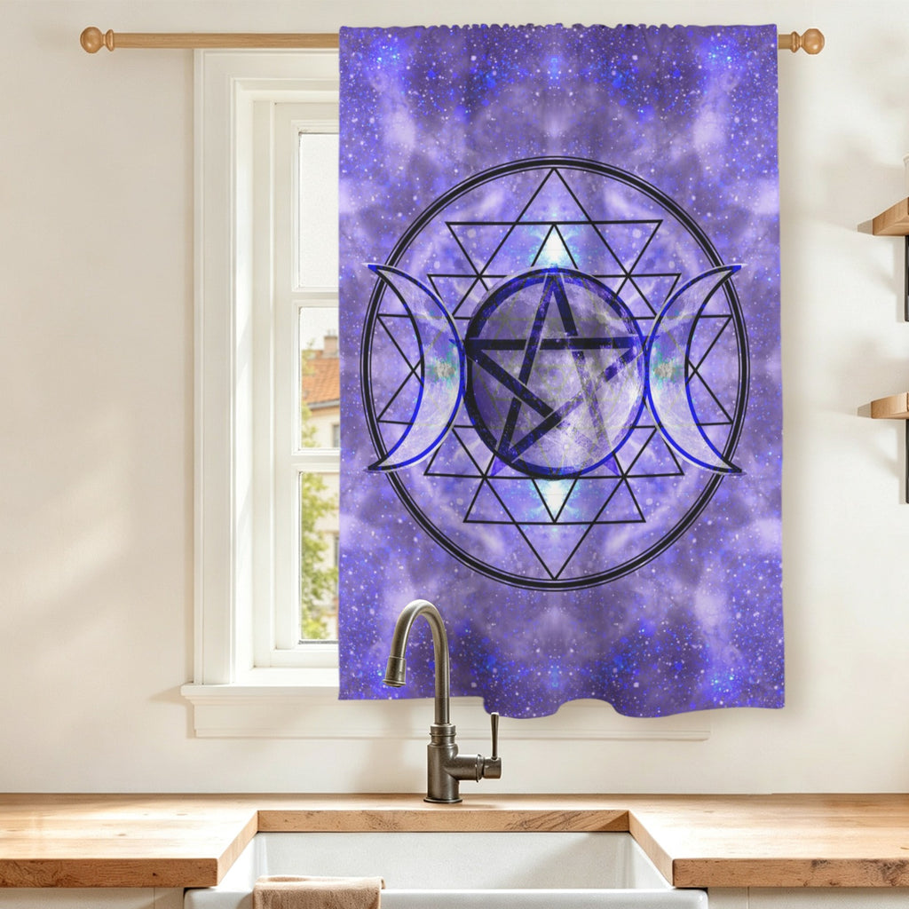 Katerina's Triple Goddess Magickal Desires Window Curtain 27.6" x 39.4" ( 1 Piece ) | Ships from USA