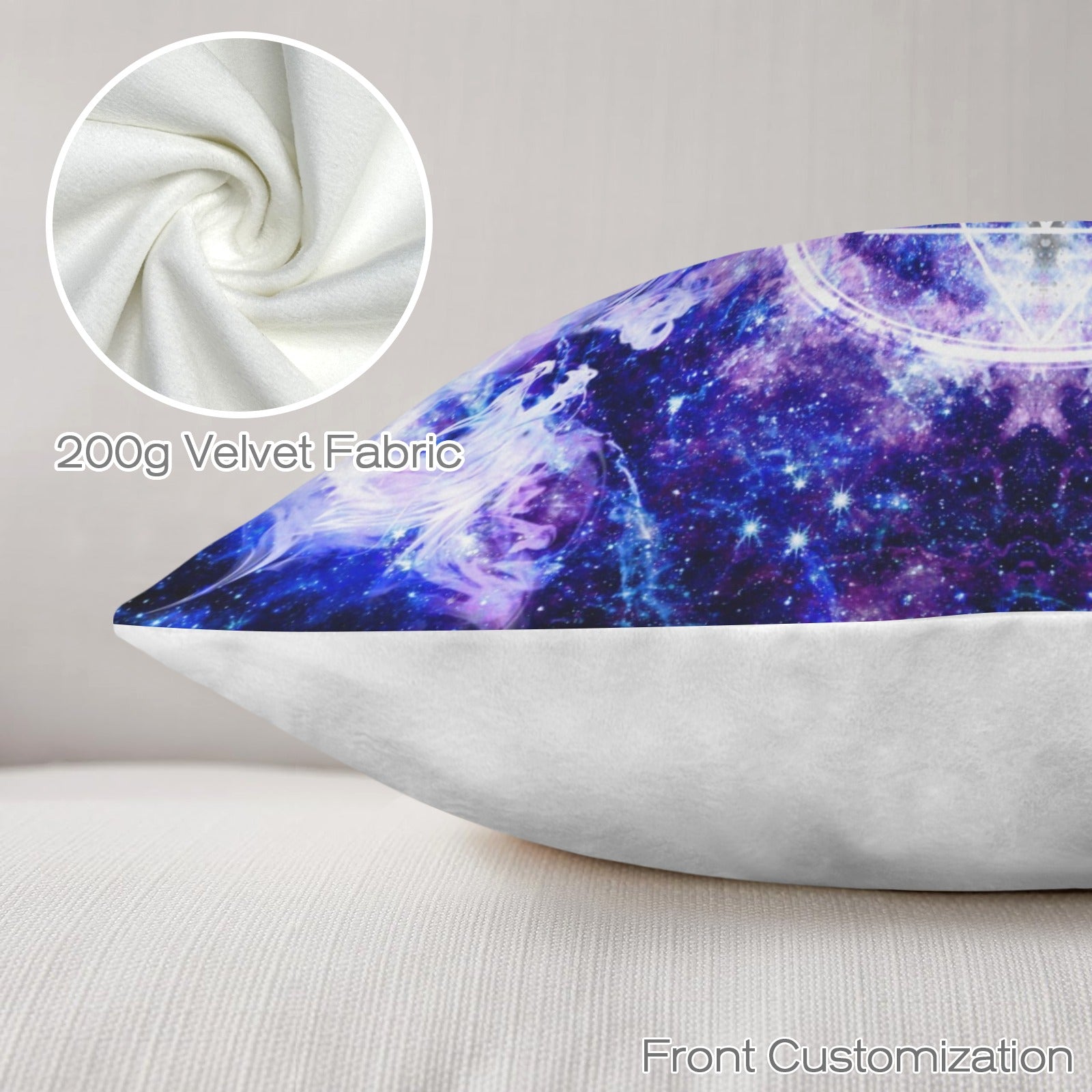 Amen Jin's Katerina's Dracularian Dragoness Triple Goddess Meditations Custom Pillow Cases 18" x 18" (2-Pack) | Ships from USA