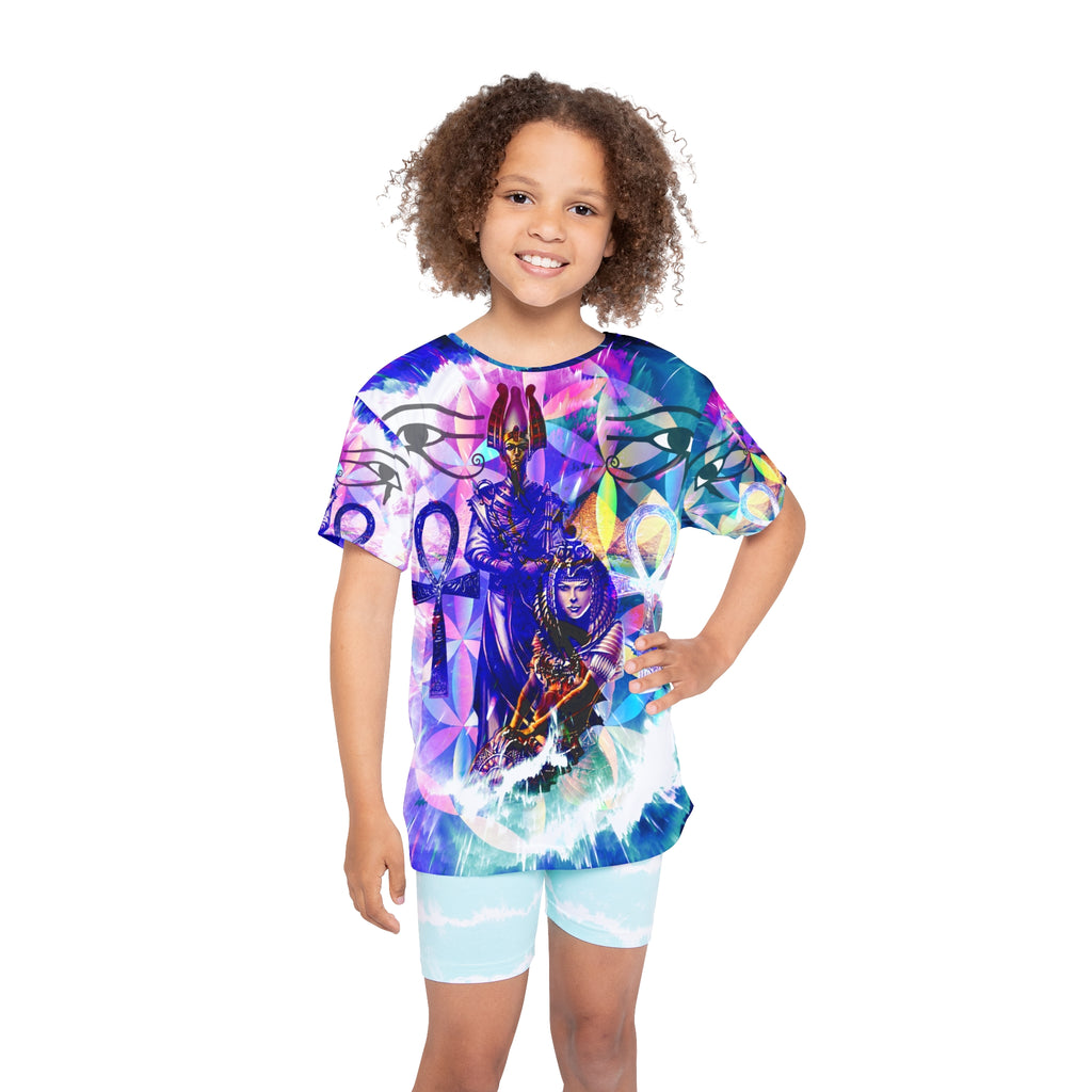 Creation's Isis and Osiris Egyptian Meditations Kids Sports Jersey