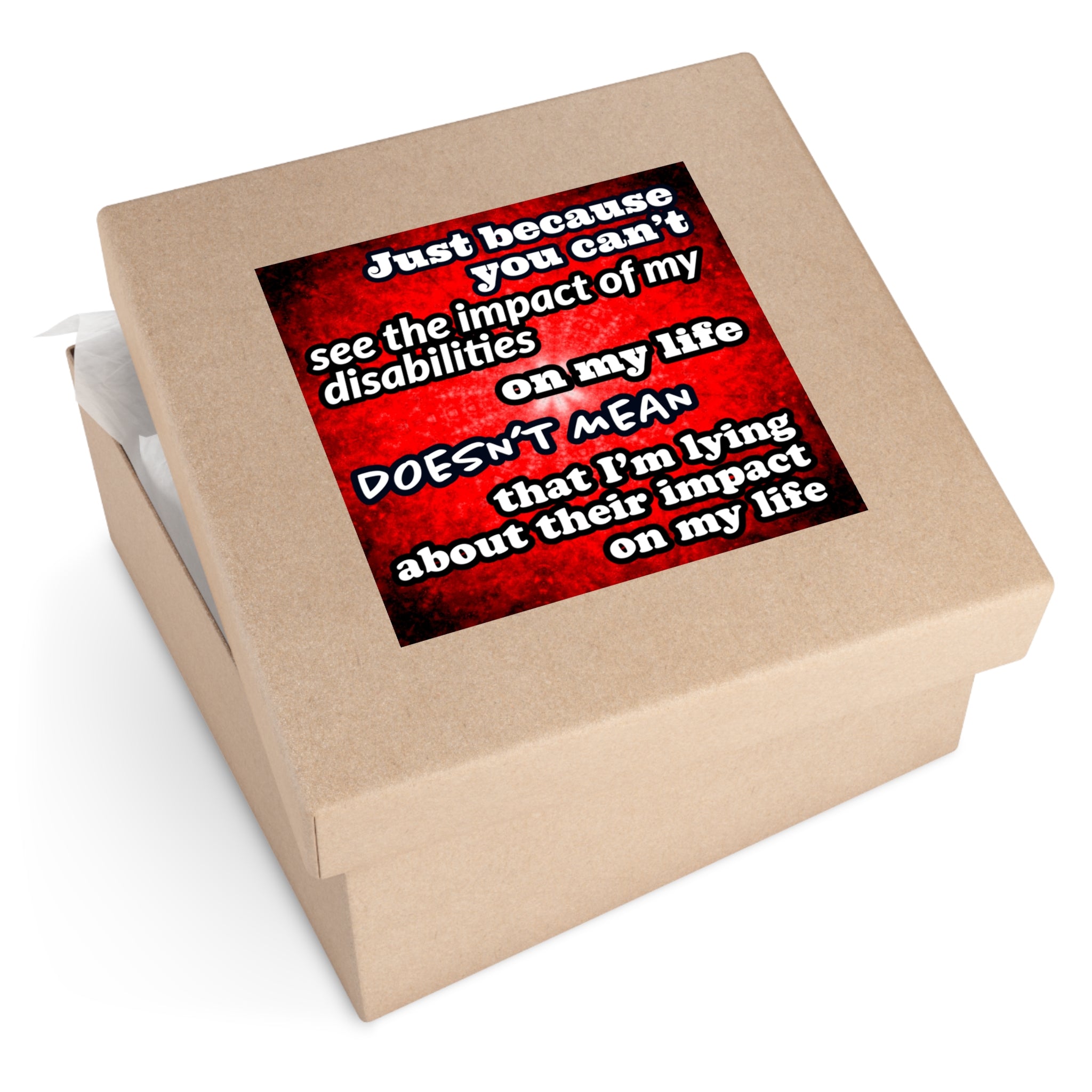 Katerina's Battle Symphony Desires 2024 "Just Because You Can't" Square Stickers, Indoor\Outdoor