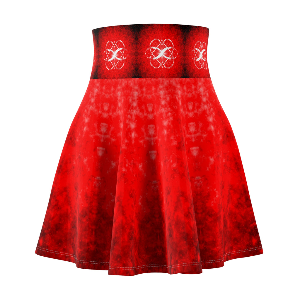 Katerina’s Battle Symphony Red Instead 2024 Desires Women's Skater Skirt